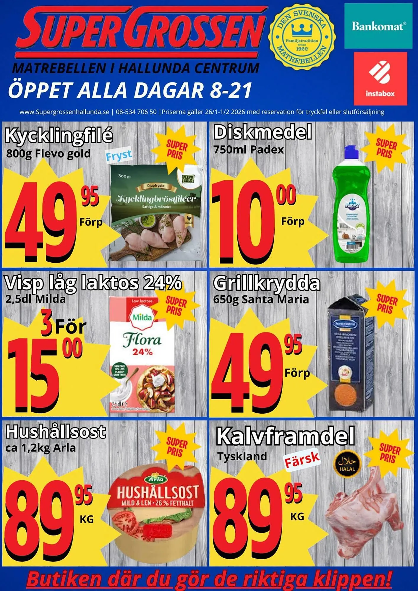 Supergrossen reklamblad - 1