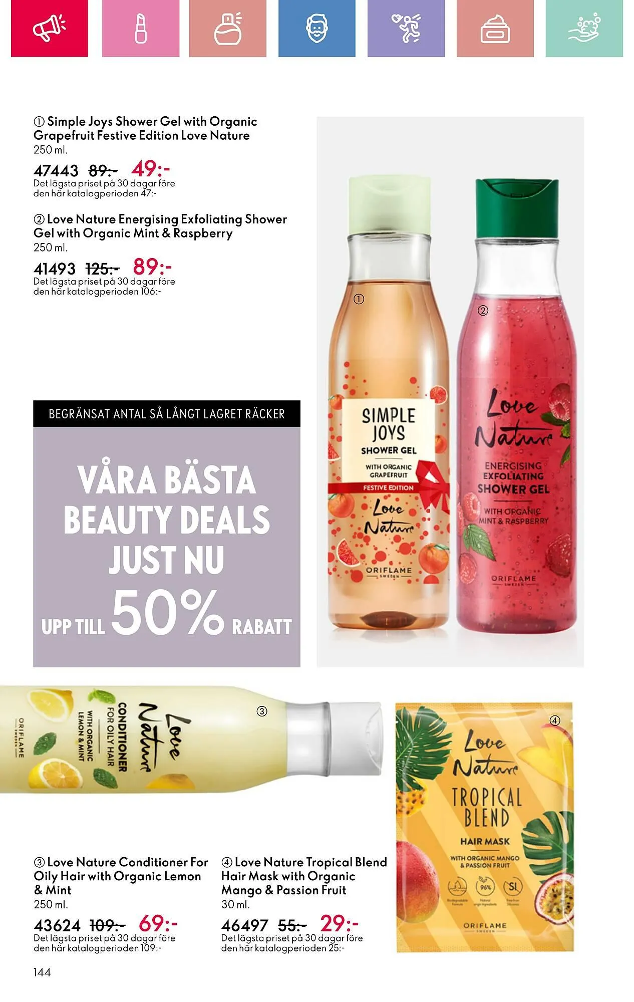 Oriflame reklamblad från 26 januari till 15 februari 2025 - Reklamblad sidor 144