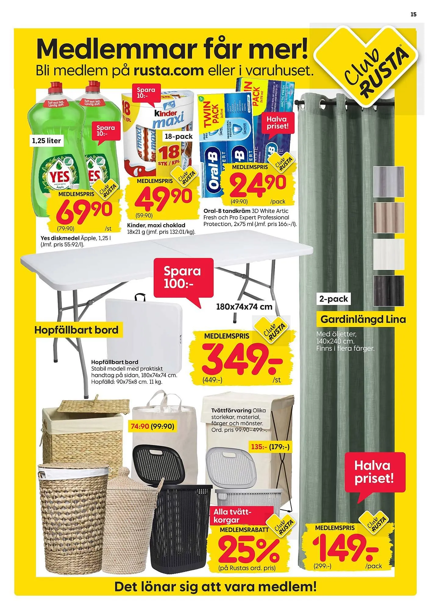 Rusta reklamblad från 21 juli till 28 juli 2025 - Reklamblad sidor 15