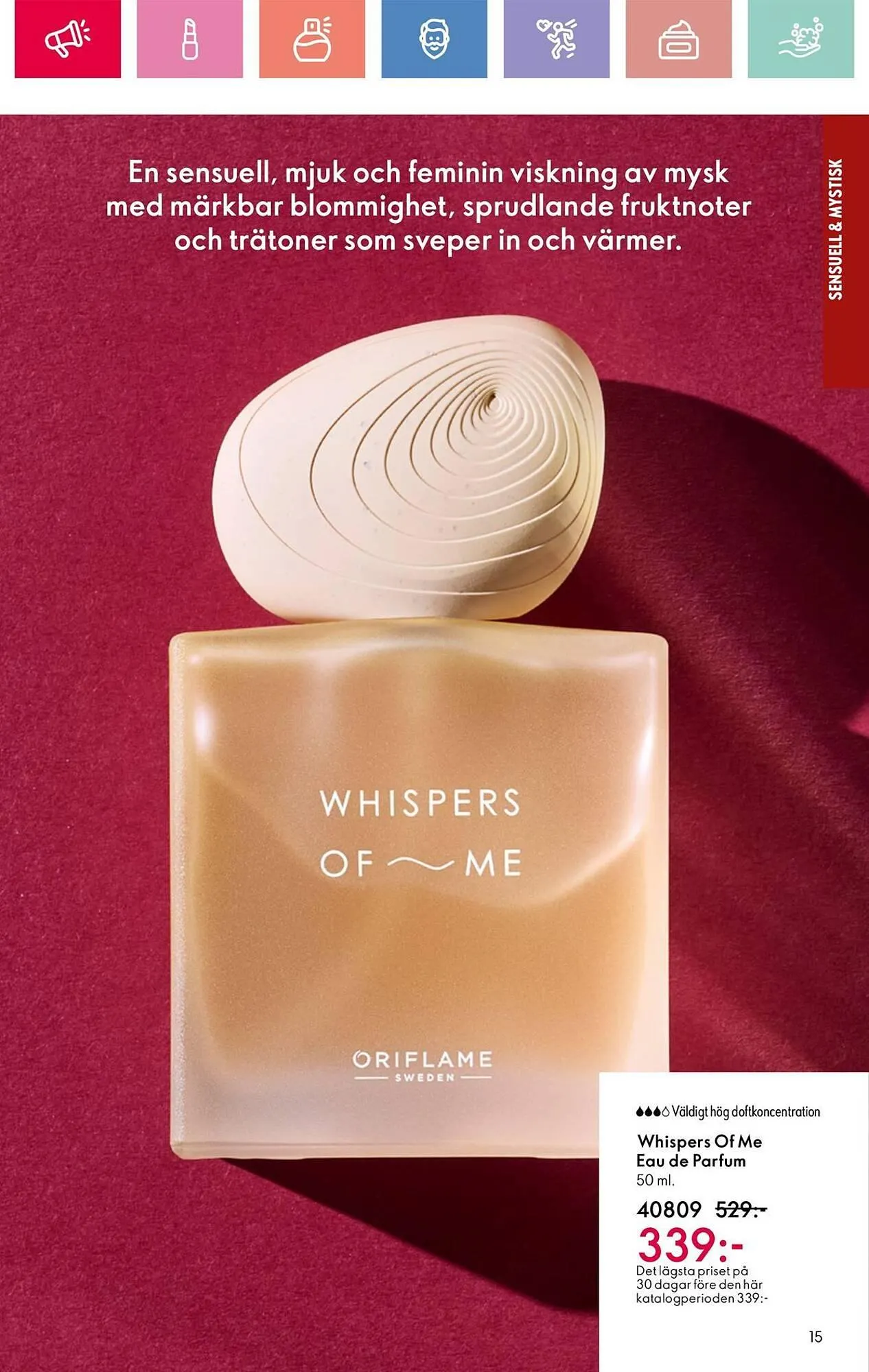 Oriflame reklamblad från 12 maj till 31 maj 2025 - Reklamblad sidor 15