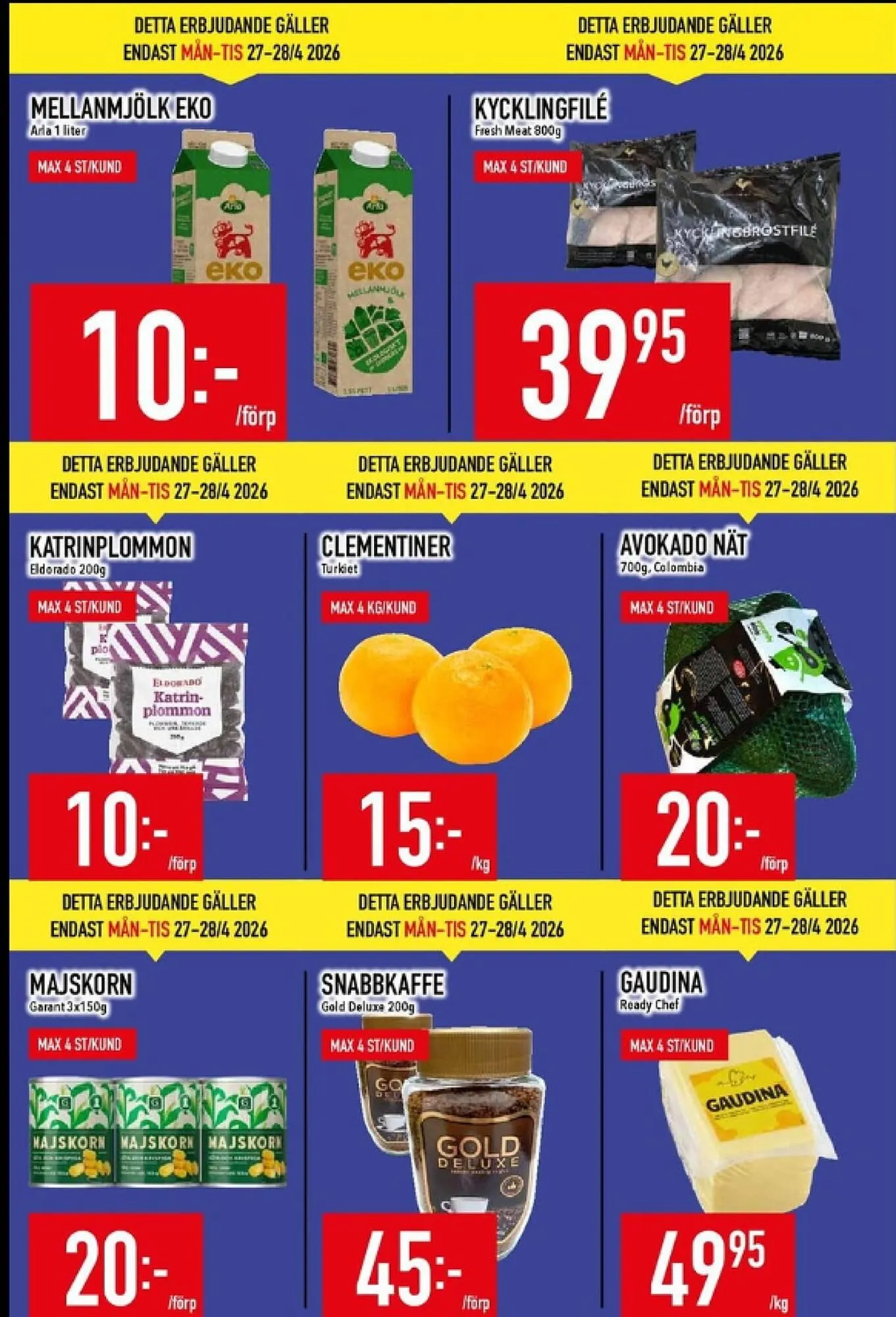 Matdax reklamblad från 27 april till 3 maj 2026 - Reklamblad sidor 2