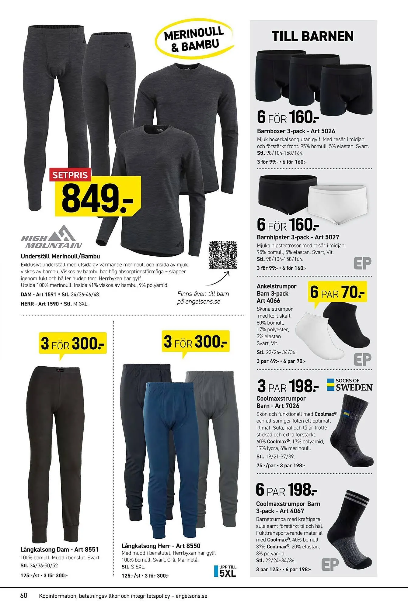 Engelsons katalog från 9 mars till 15 mars 2026 - Reklamblad sidor 60