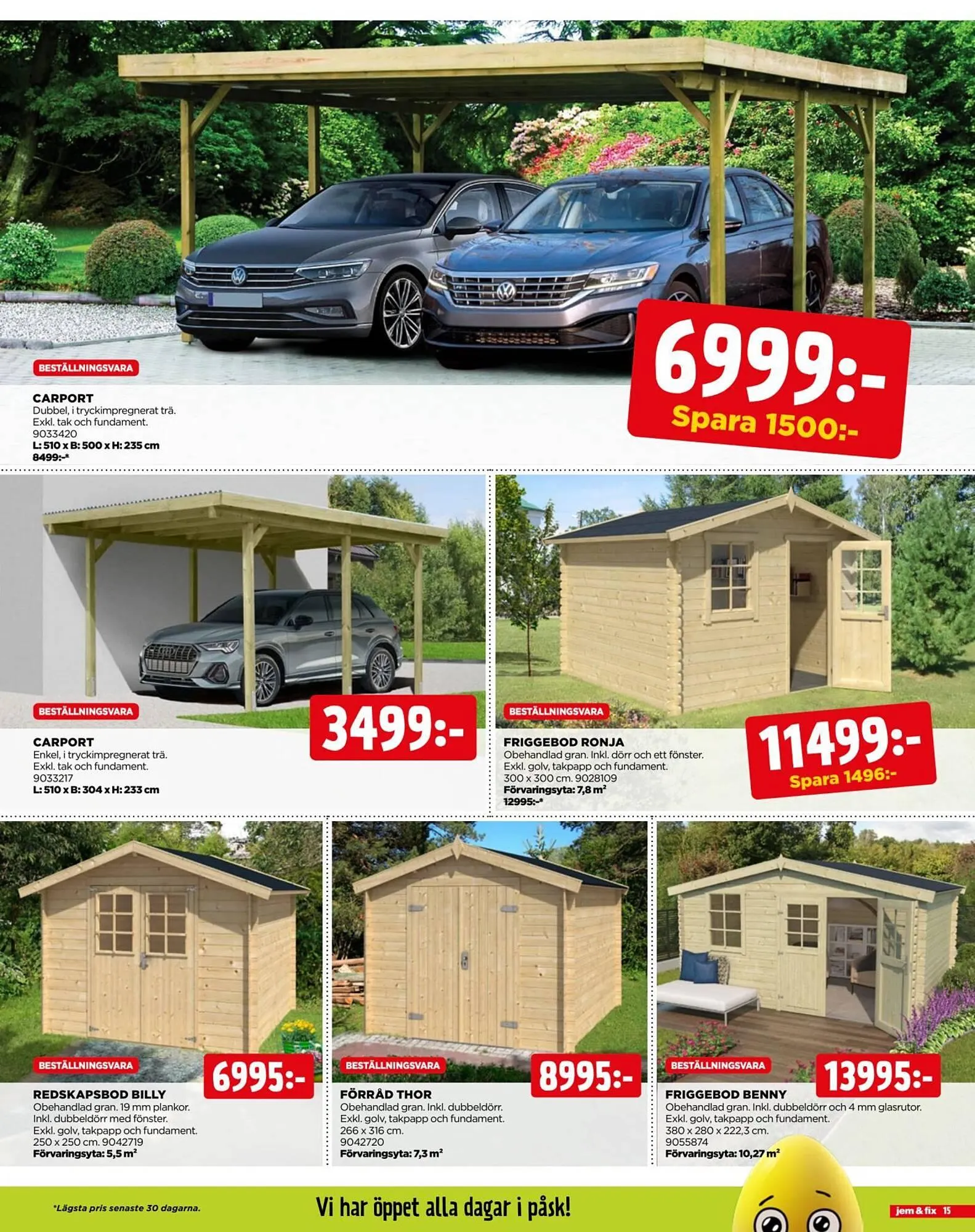 Jem&Fix reklamblad från 30 mars till 6 april 2026 - Reklamblad sidor 15