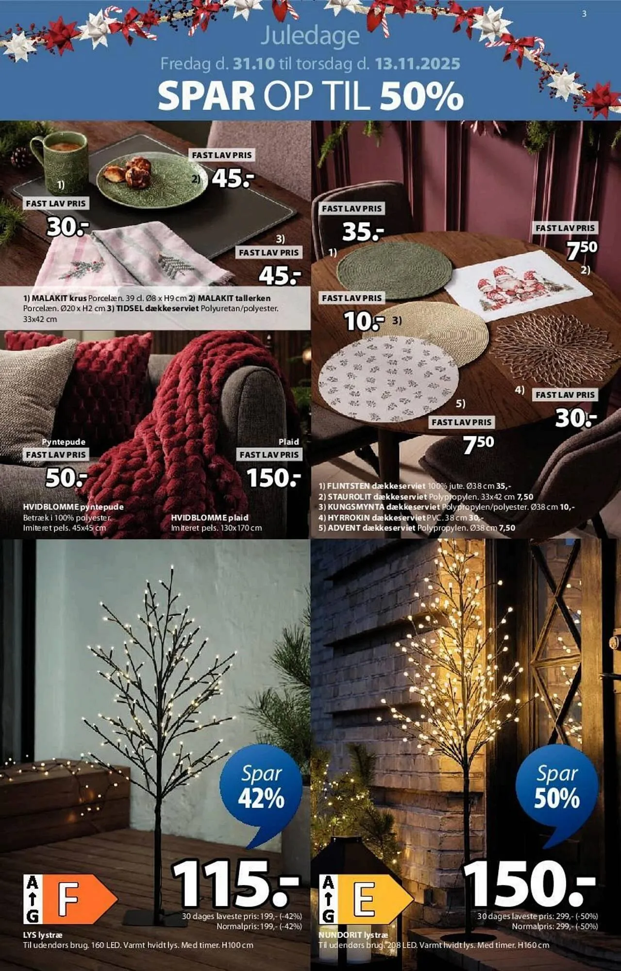 JYSK reklamblad från 31 oktober till 13 november 2025 - Reklamblad sidor 3