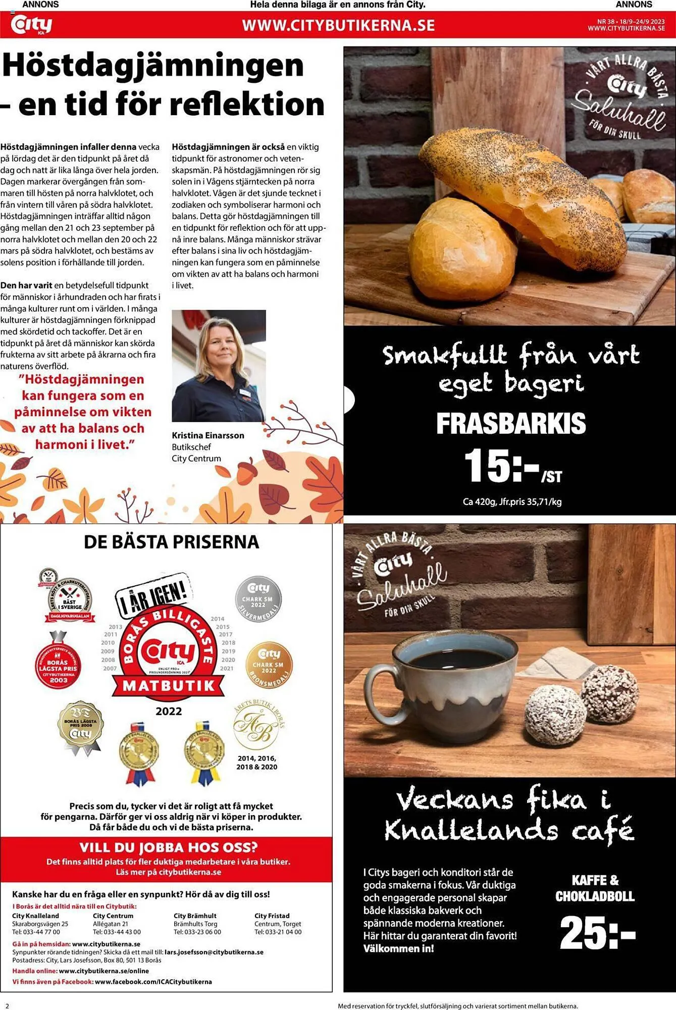 ICA Kvantum reklamblad från 18 september till 24 september 2023 - Reklamblad sidor 2