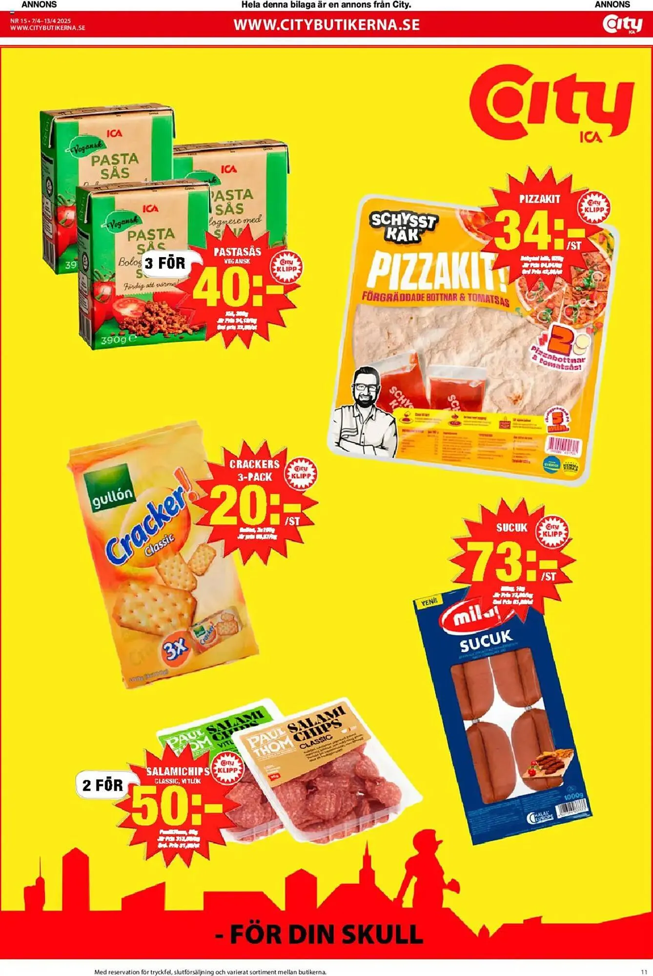 ICA Kvantum reklamblad från 7 april till 13 april 2025 - Reklamblad sidor 11