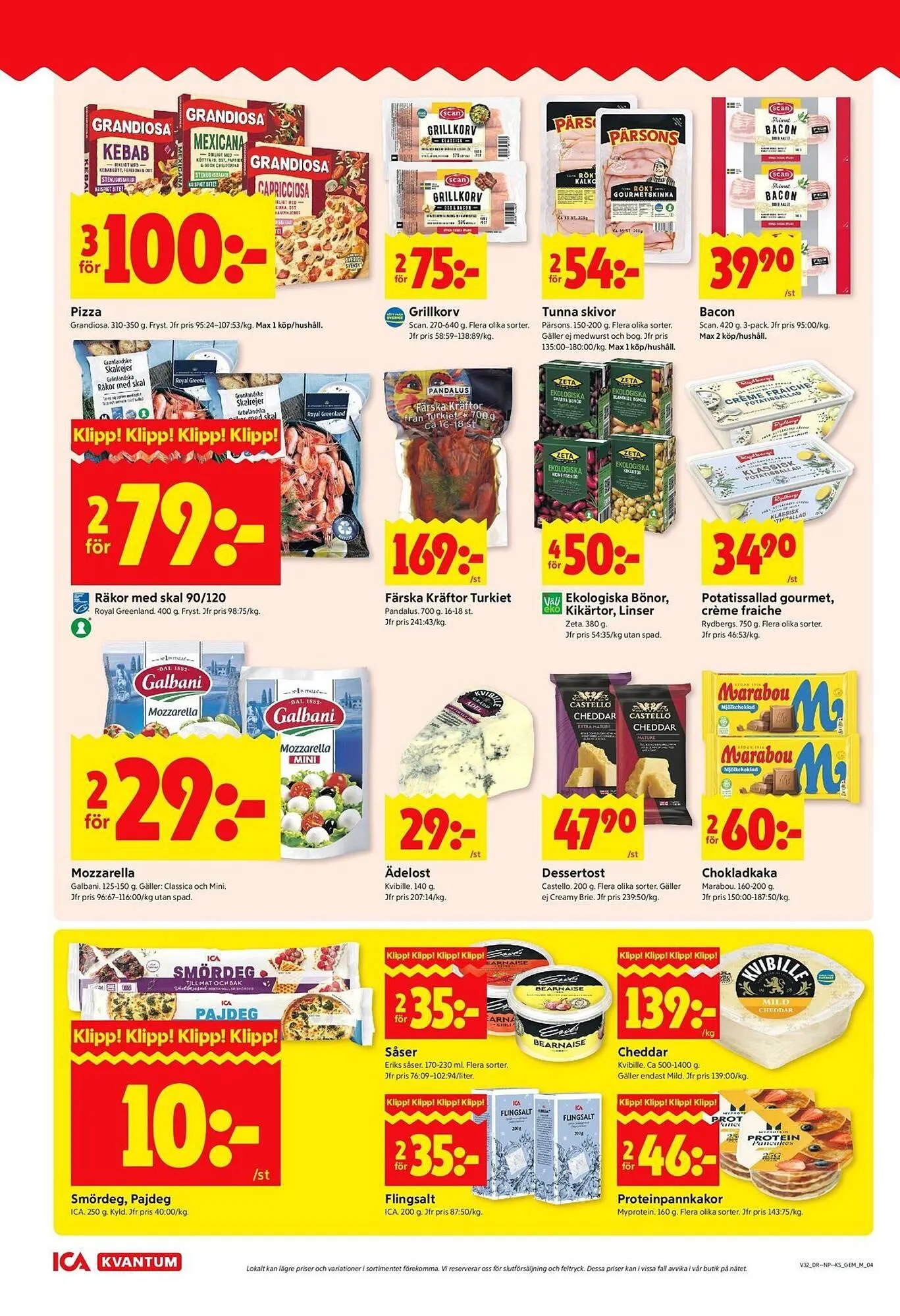 ICA Kvantum reklamblad från 4 augusti till 10 augusti 2025 - Reklamblad sidor 4