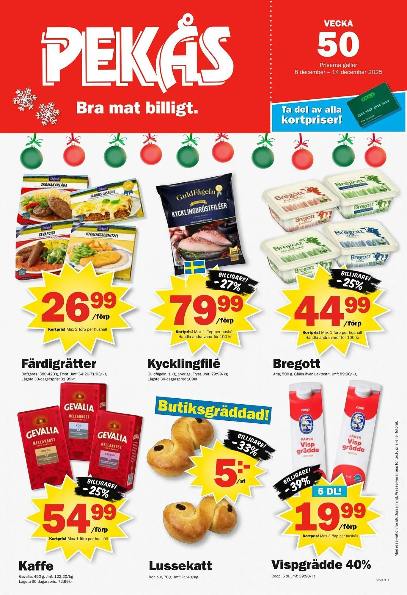 Pekås reklamblad - 1