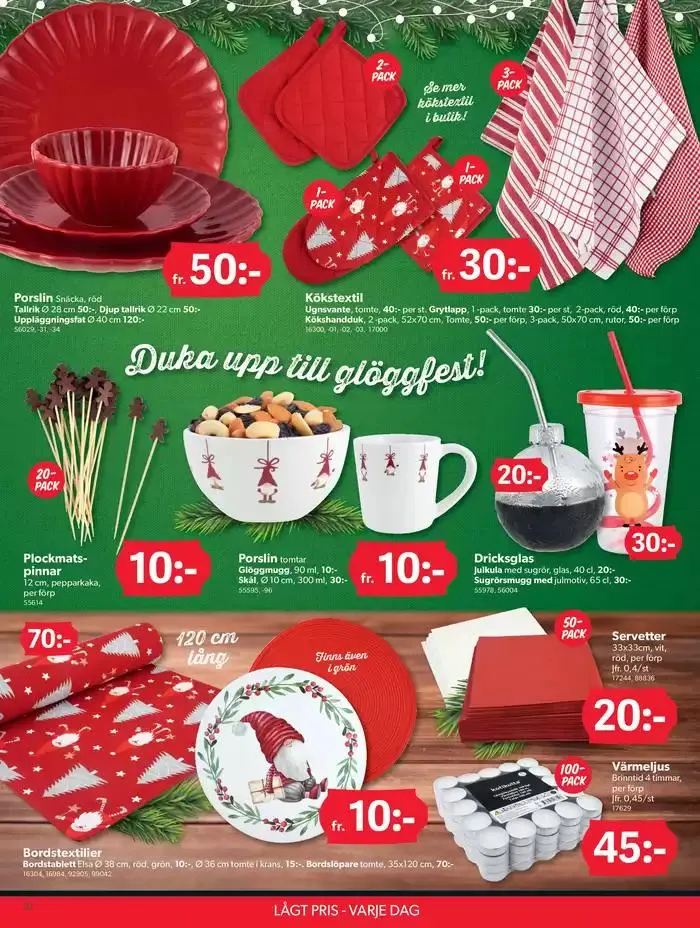 DollarStore Erbjudanden från 26 november till 10 december 2024 - Reklamblad sidor 10