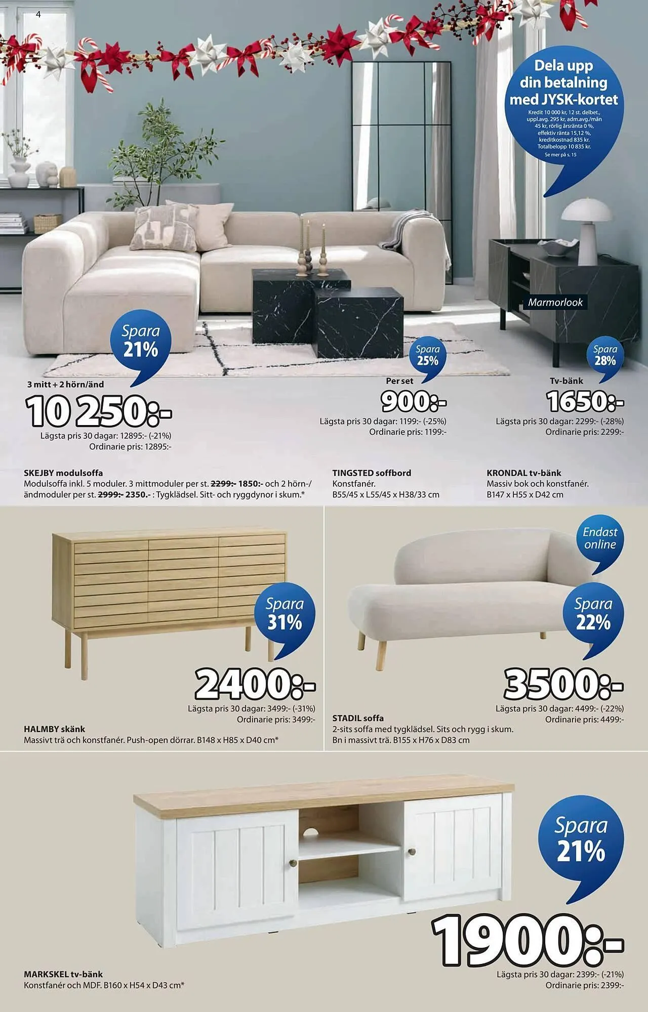 JYSK reklamblad från 3 november till 16 november 2025 - Reklamblad sidor 4