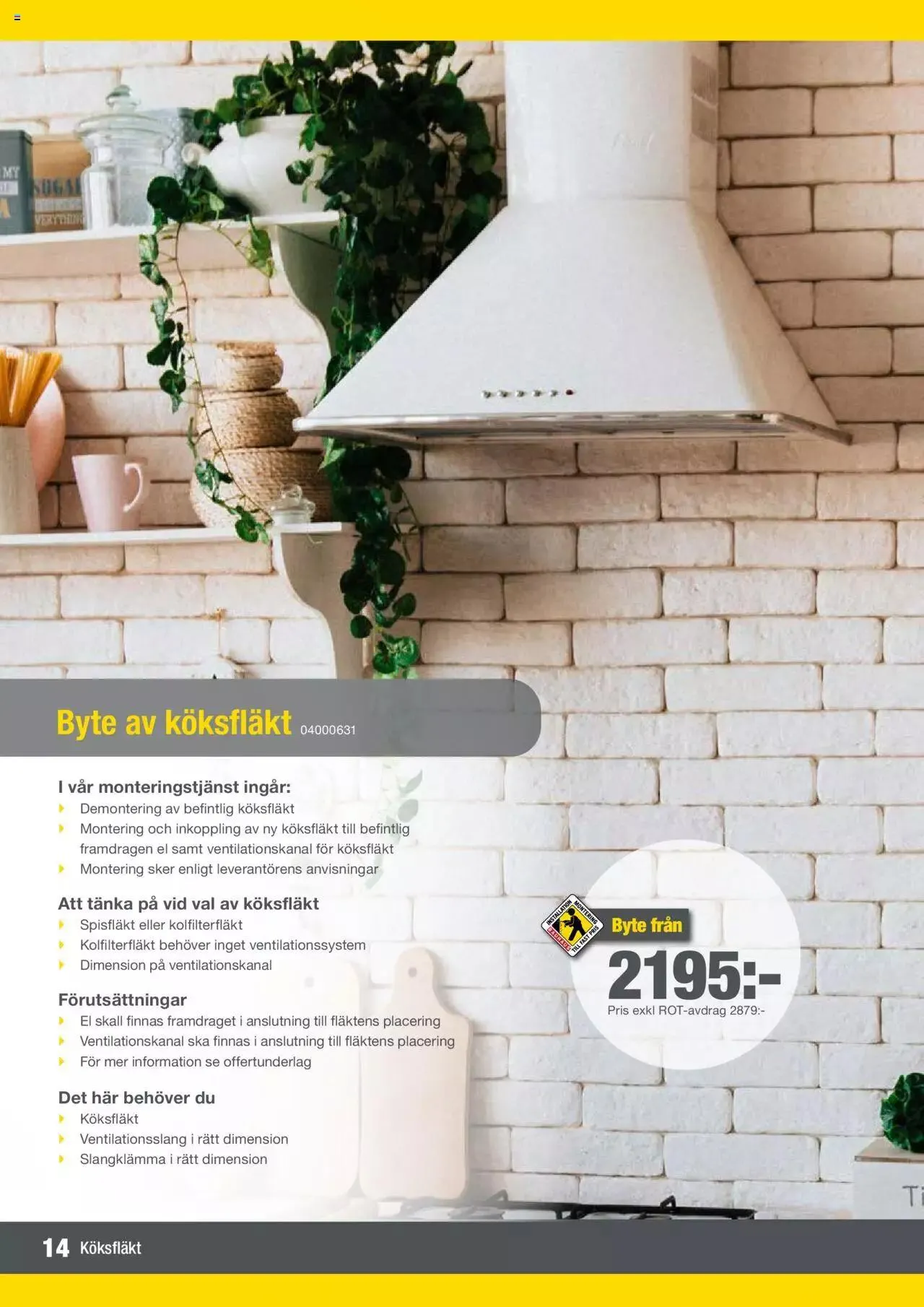 Bauhaus - Montageservice från 19 mars till 31 december 2023 - Reklamblad sidor 36