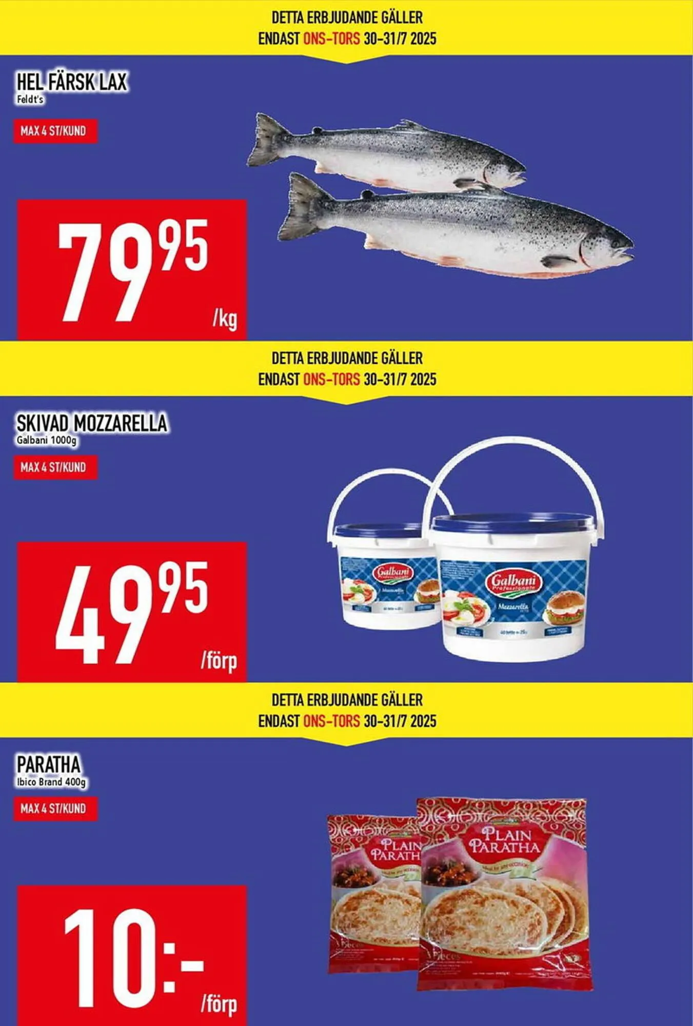 Matdax reklamblad från 28 juli till 3 augusti 2025 - Reklamblad sidor 3
