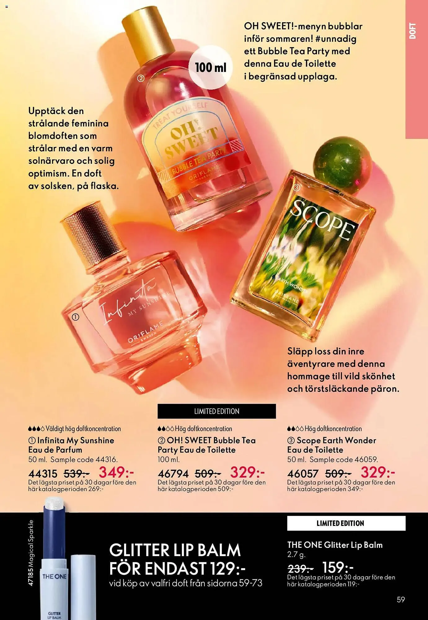 Oriflame reklamblad från 22 april till 12 maj 2026 - Reklamblad sidor 59