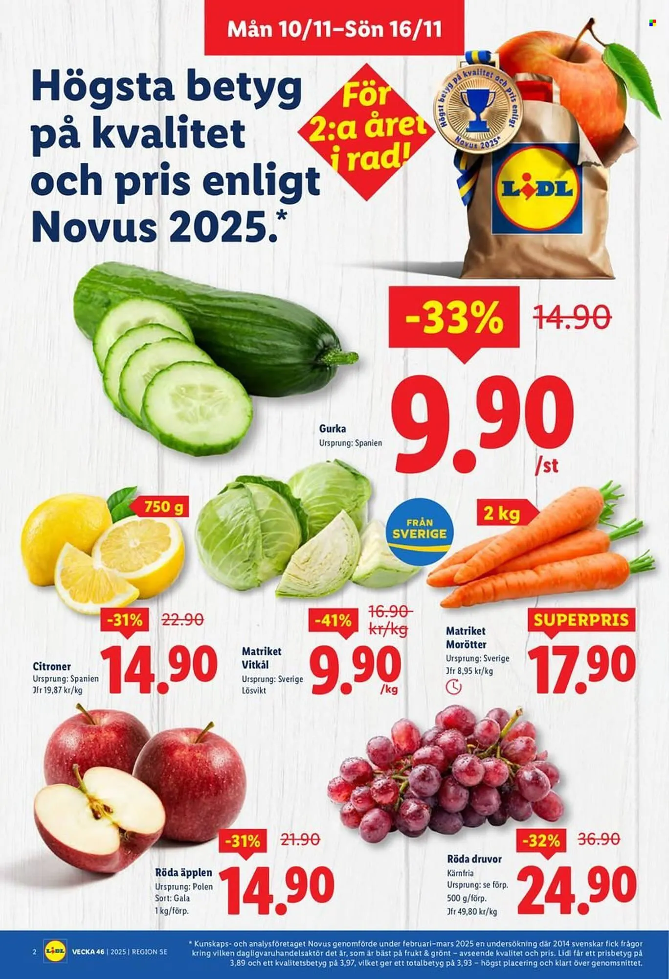Lidl reklamblad från 10 november till 16 november 2025 - Reklamblad sidor 2