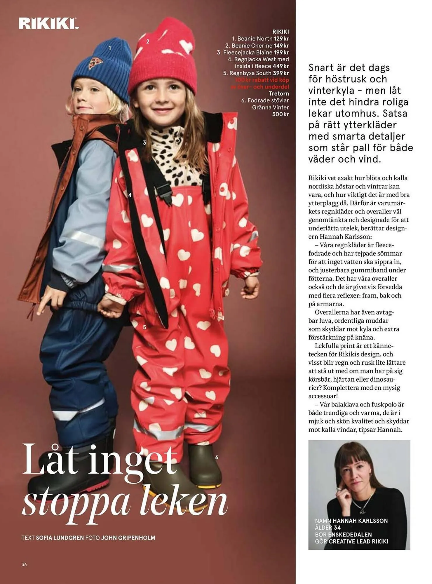 Åhléns reklamblad från 17 september till 7 oktober 2025 - Reklamblad sidor 36