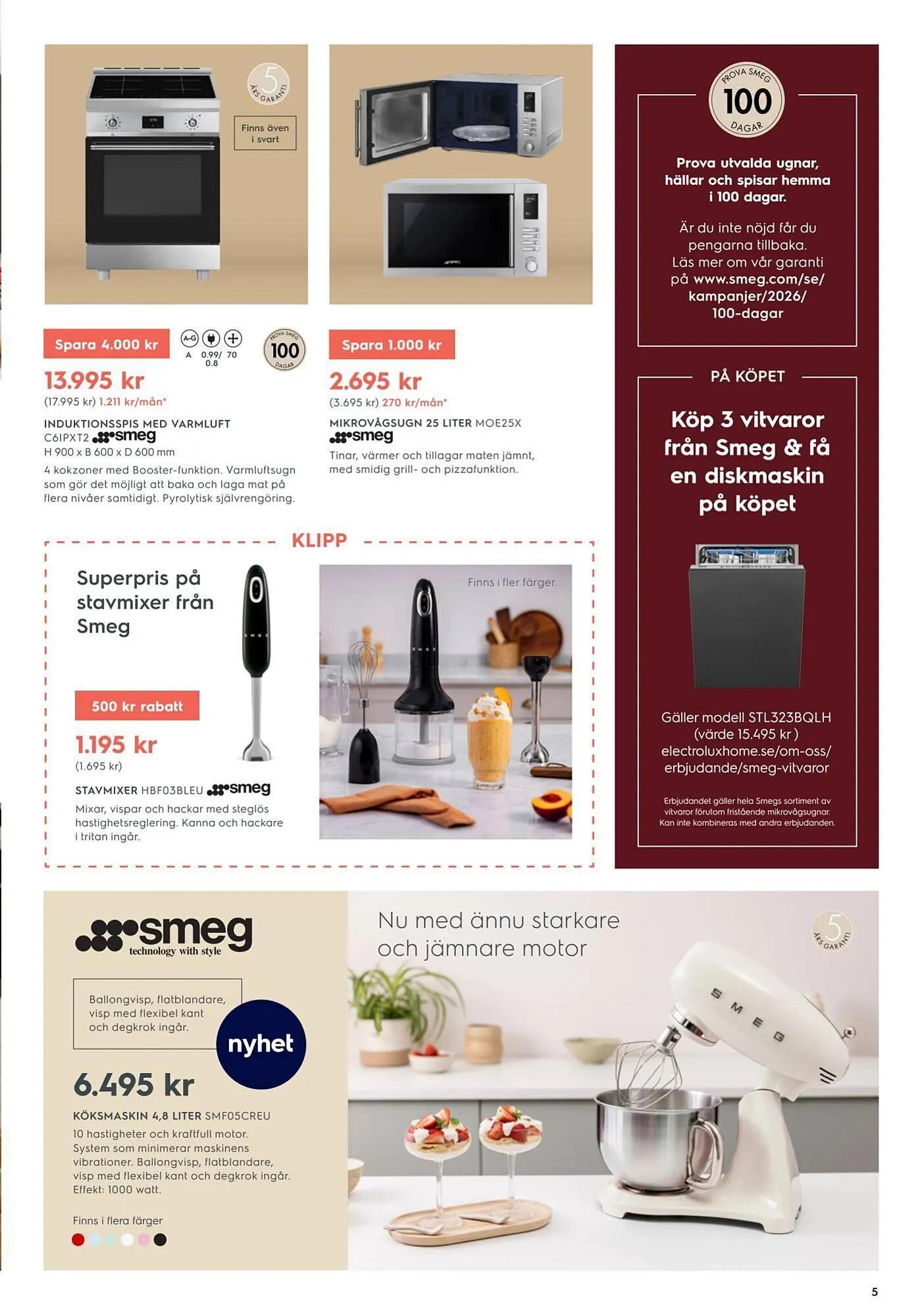 Electrolux Home reklamblad från 21 april till 12 maj 2026 - Reklamblad sidor 5