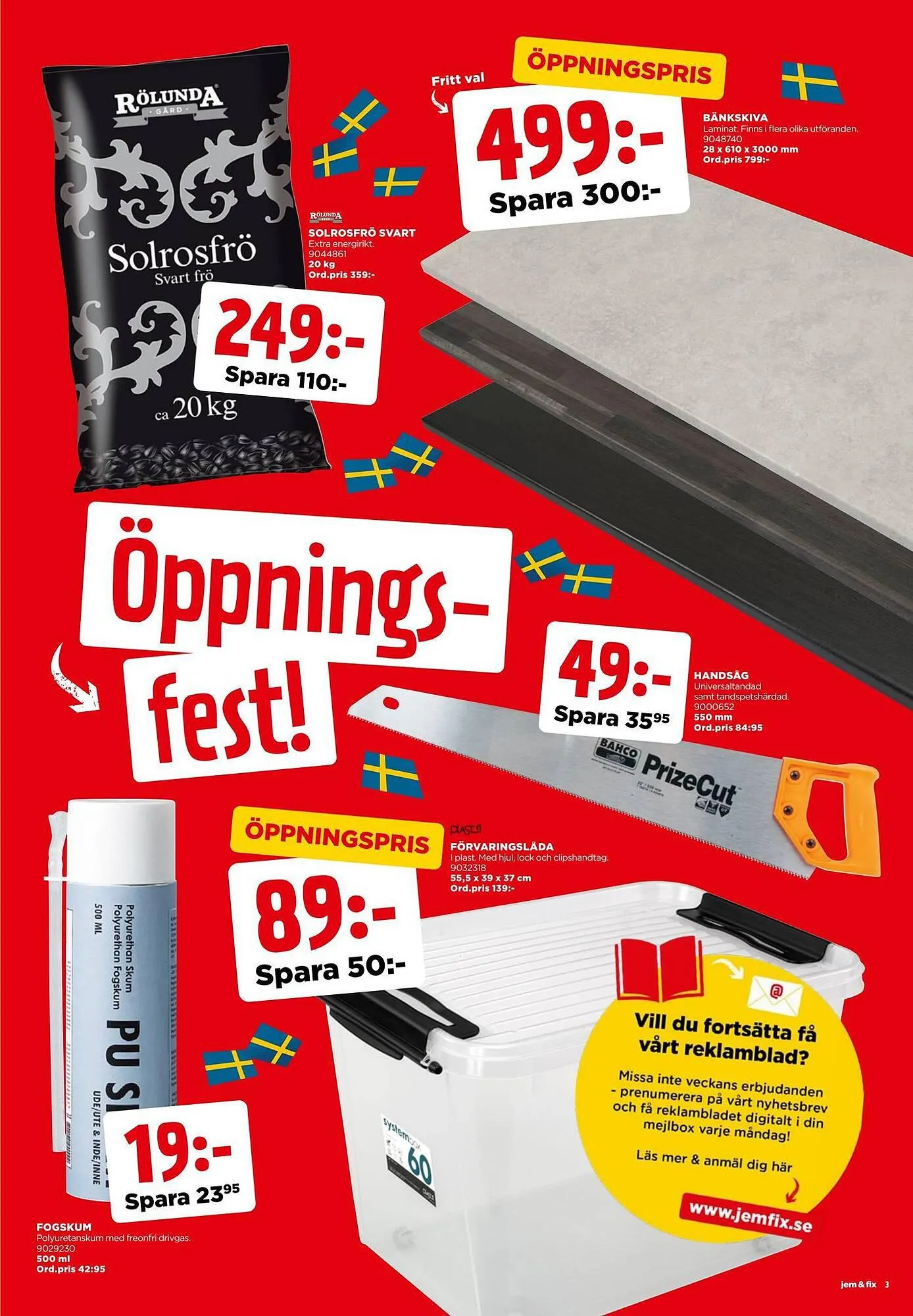 Jem&Fix reklamblad från 22 november till 26 november 2023 - Reklamblad sidor 3