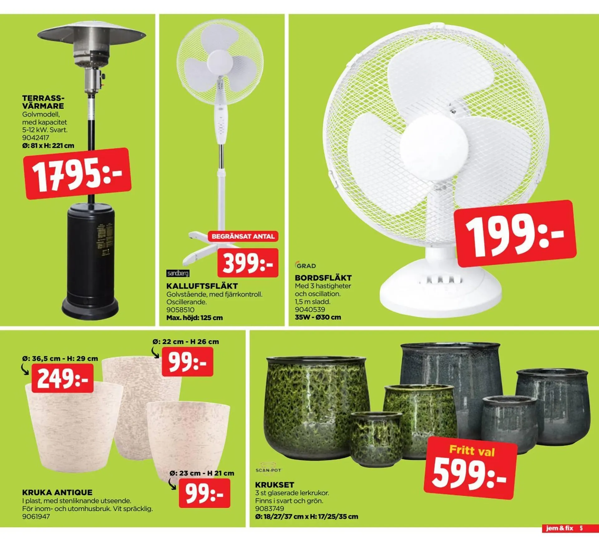Jem&Fix reklamblad från 20 april till 4 maj 2026 - Reklamblad sidor 5