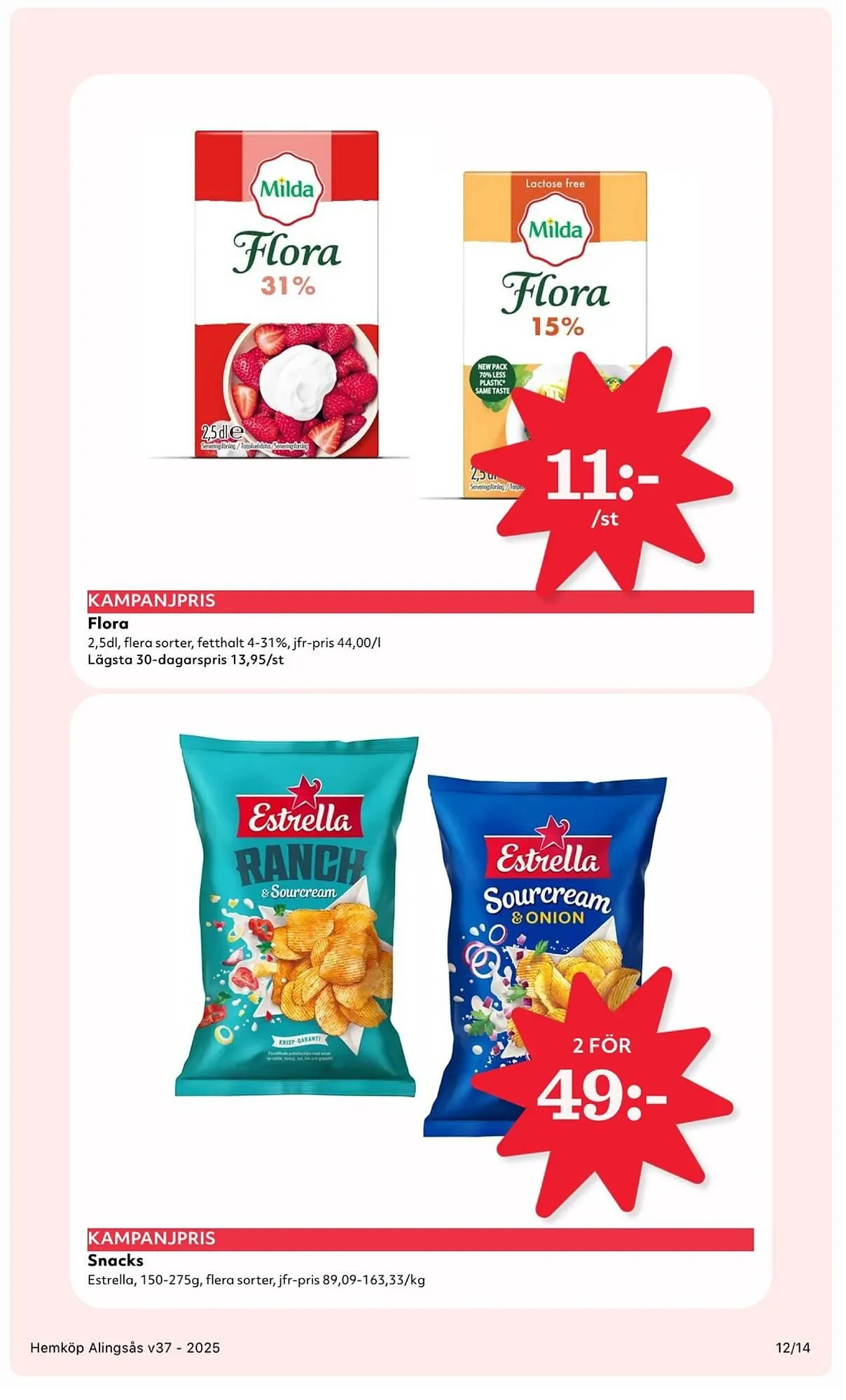 Östenssons reklamblad från 8 september till 14 september 2025 - Reklamblad sidor 12