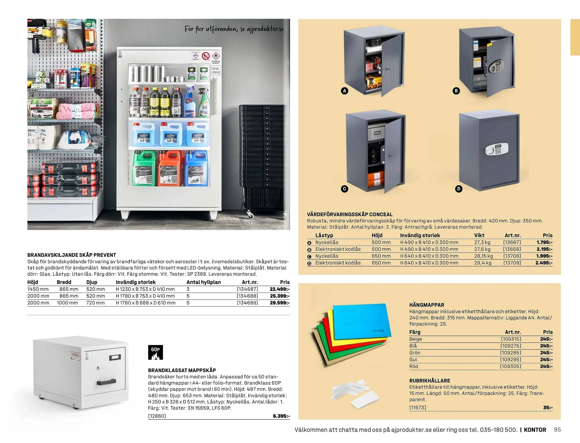 AJ Produkter reklamblad från 1 januari till 31 december 2025 - Reklamblad sidor 85