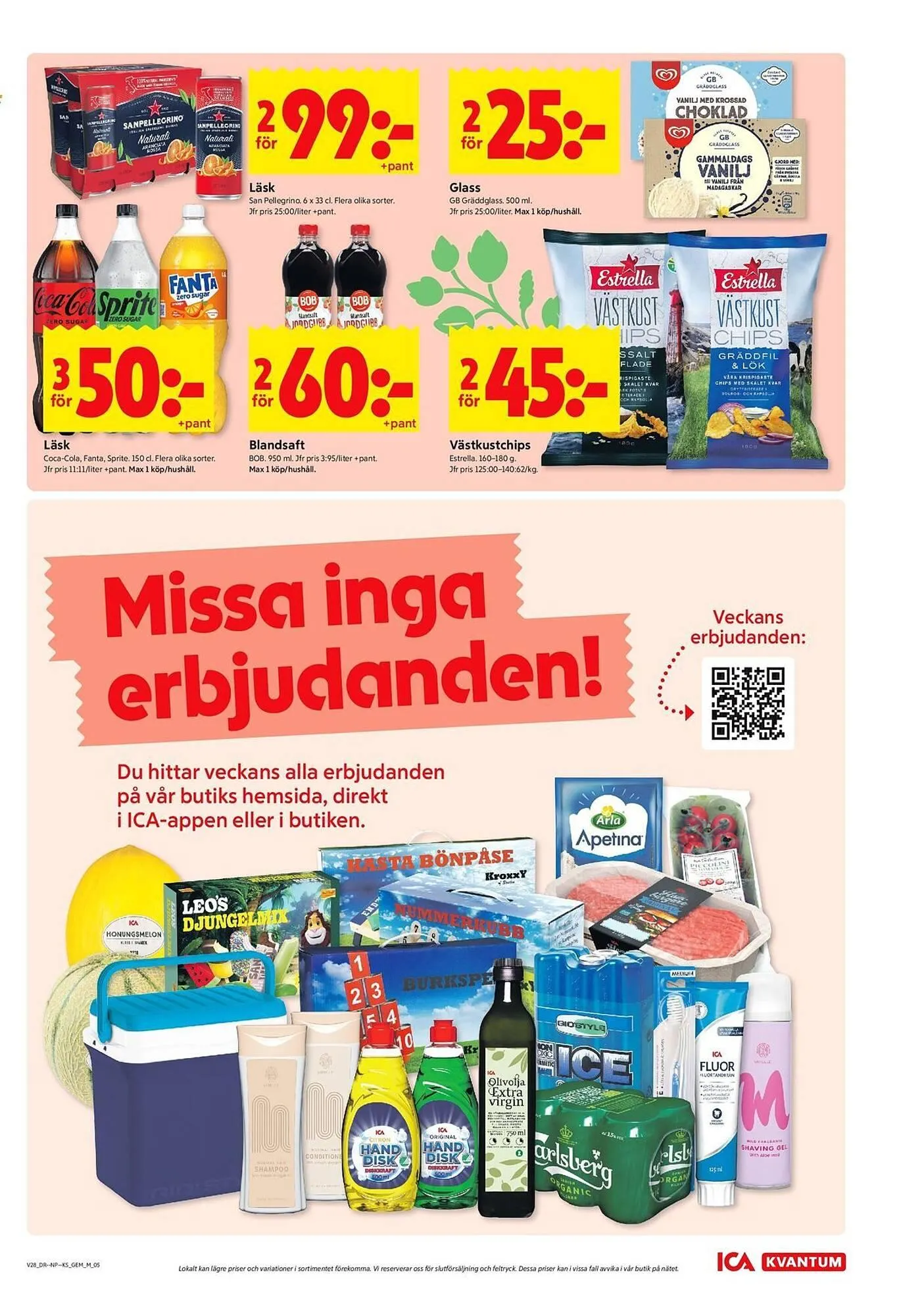 ICA Kvantum reklamblad från 7 juli till 13 juli 2025 - Reklamblad sidor 5
