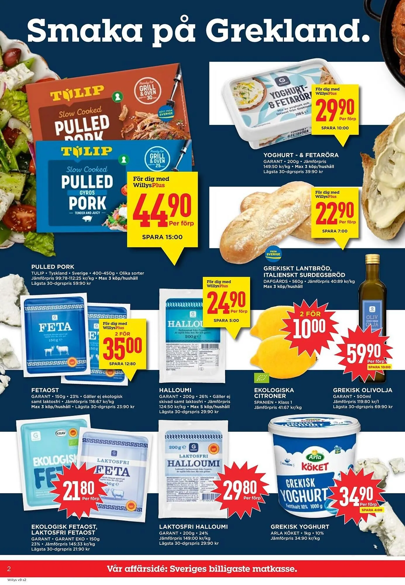 Willys reklamblad från 23 februari till 1 mars 2026 - Reklamblad sidor 2