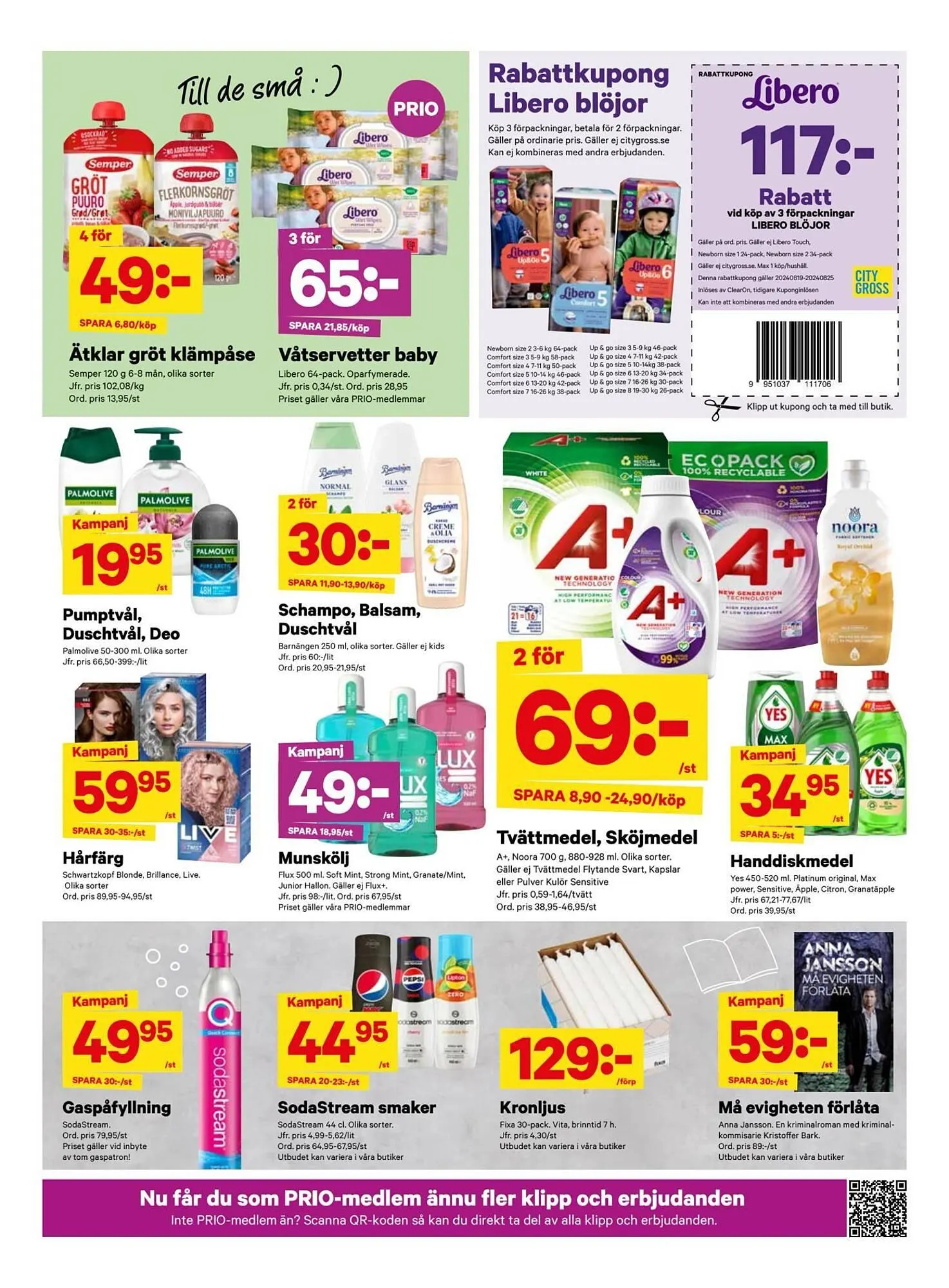 City Gross reklamblad från 18 augusti till 25 augusti 2024 - Reklamblad sidor 7