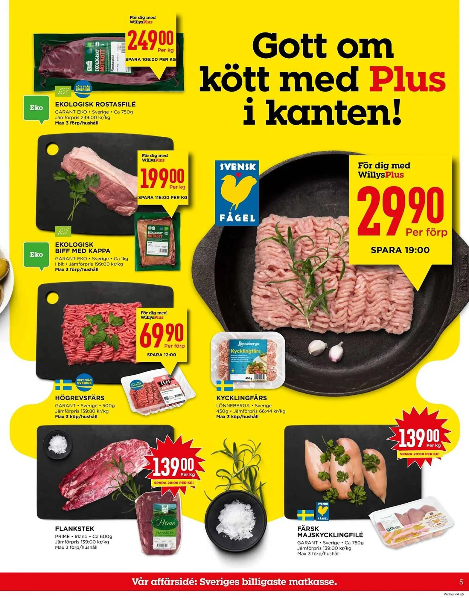 Willys reklamblad från 22 januari till 28 januari 2024 - Reklamblad sidor 5