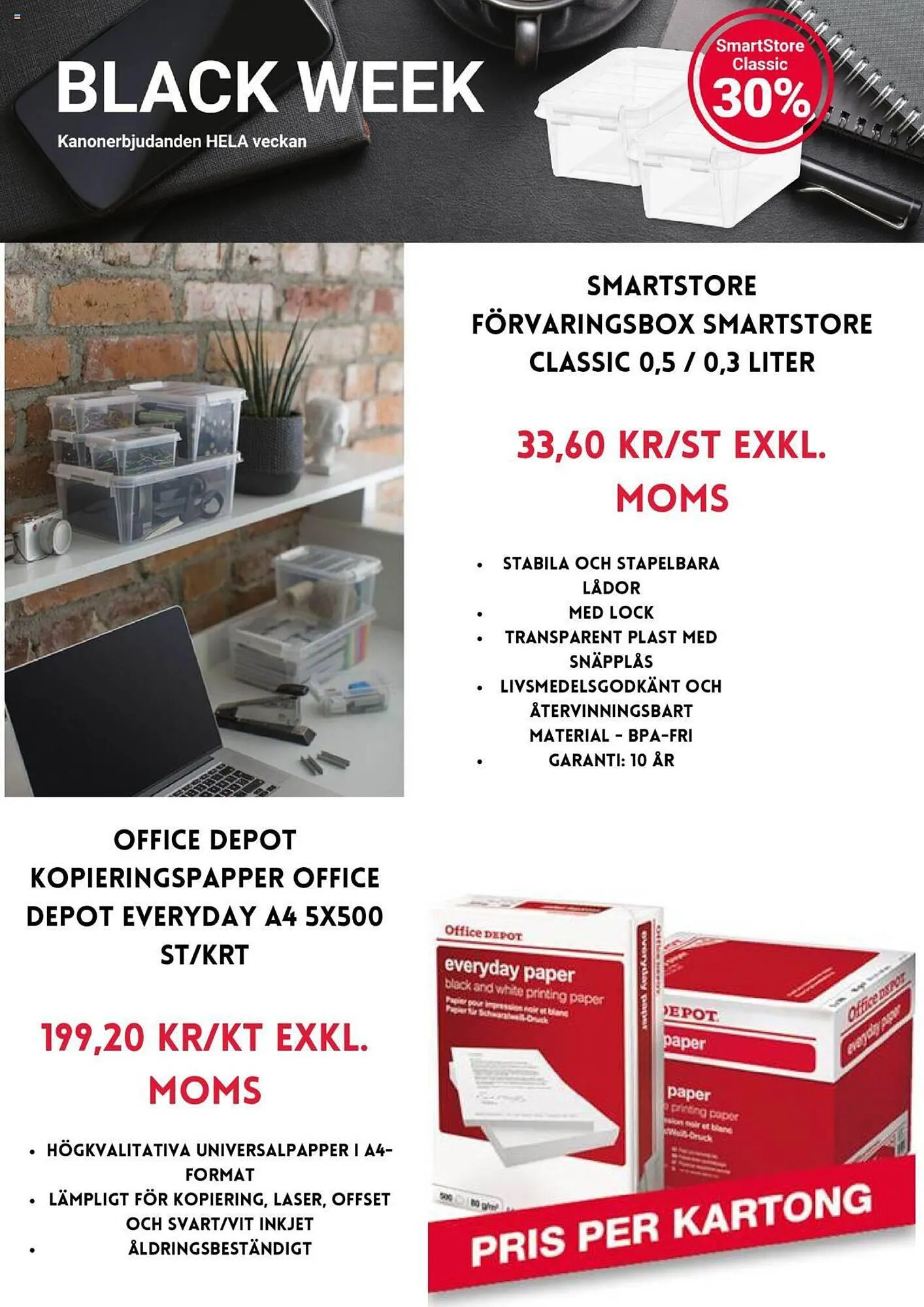 Office Depot reklamblad från 20 november till 27 november 2023 - Reklamblad sidor 2