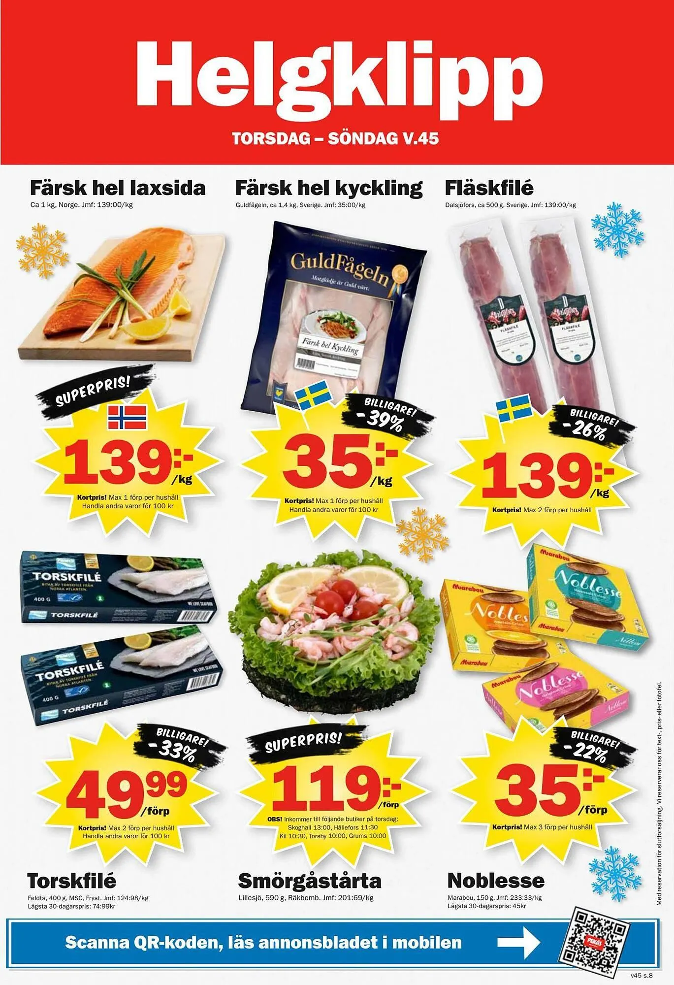 Pekås reklamblad från 3 november till 9 november 2025 - Reklamblad sidor 8