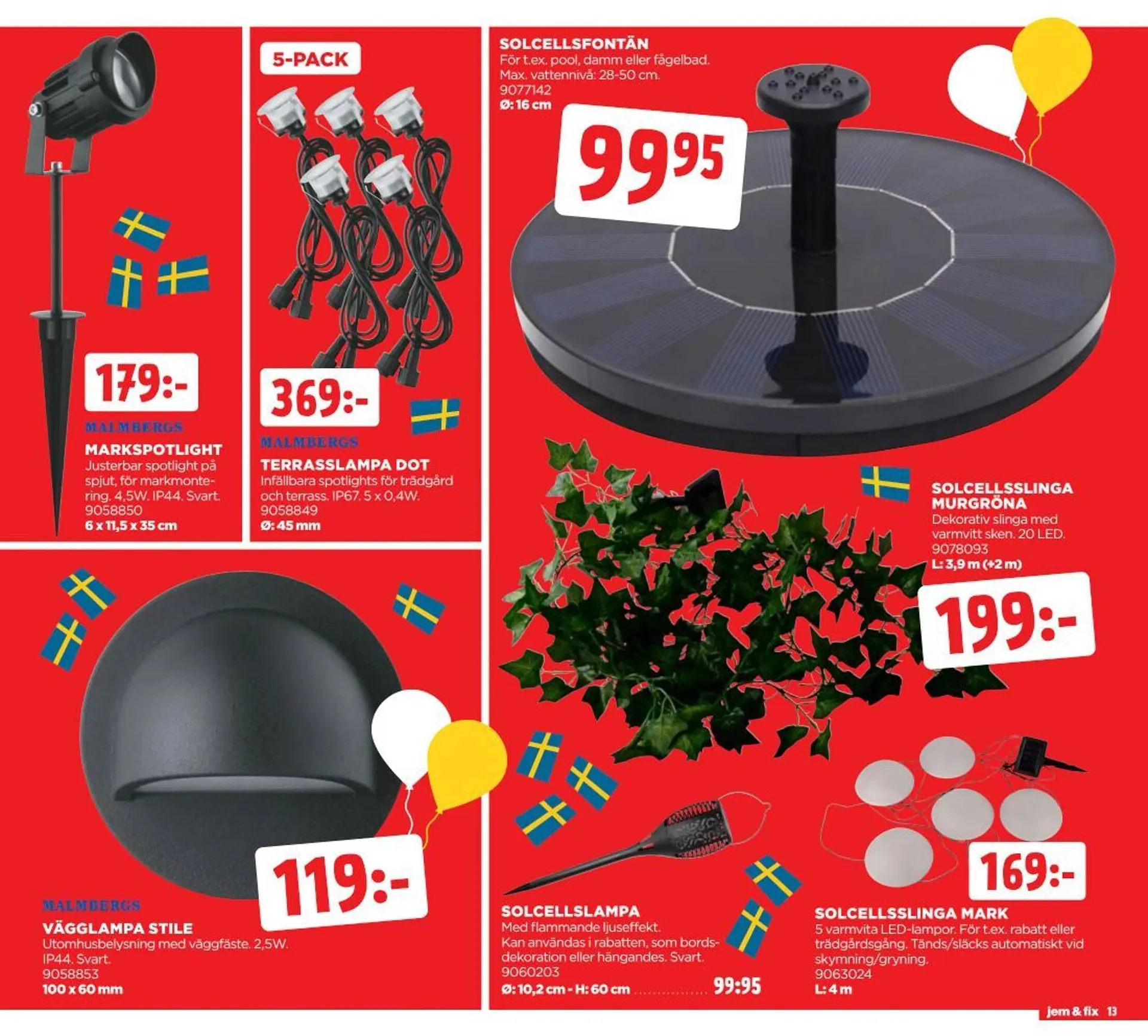 Jem&Fix reklamblad från 7 april till 13 april 2025 - Reklamblad sidor 13