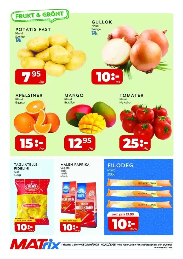 Matrix Veckans Annons från 27 januari till 10 februari 2025 - Reklamblad sidor 2