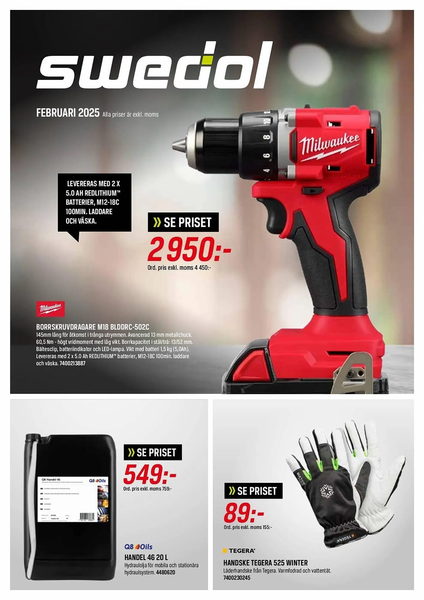 Swedol reklamblad från 1 februari till 28 februari 2025 - Reklamblad sidor 1