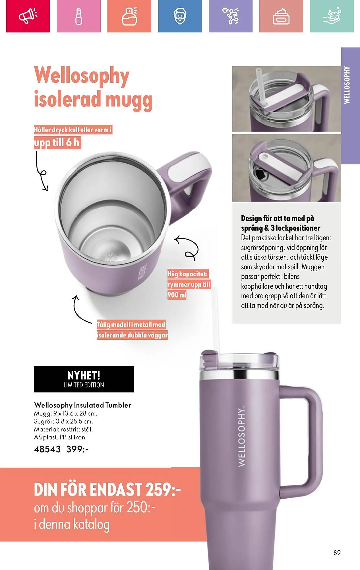 Oriflame reklamblad från 13 juli till 2 augusti 2025 - Reklamblad sidor 89