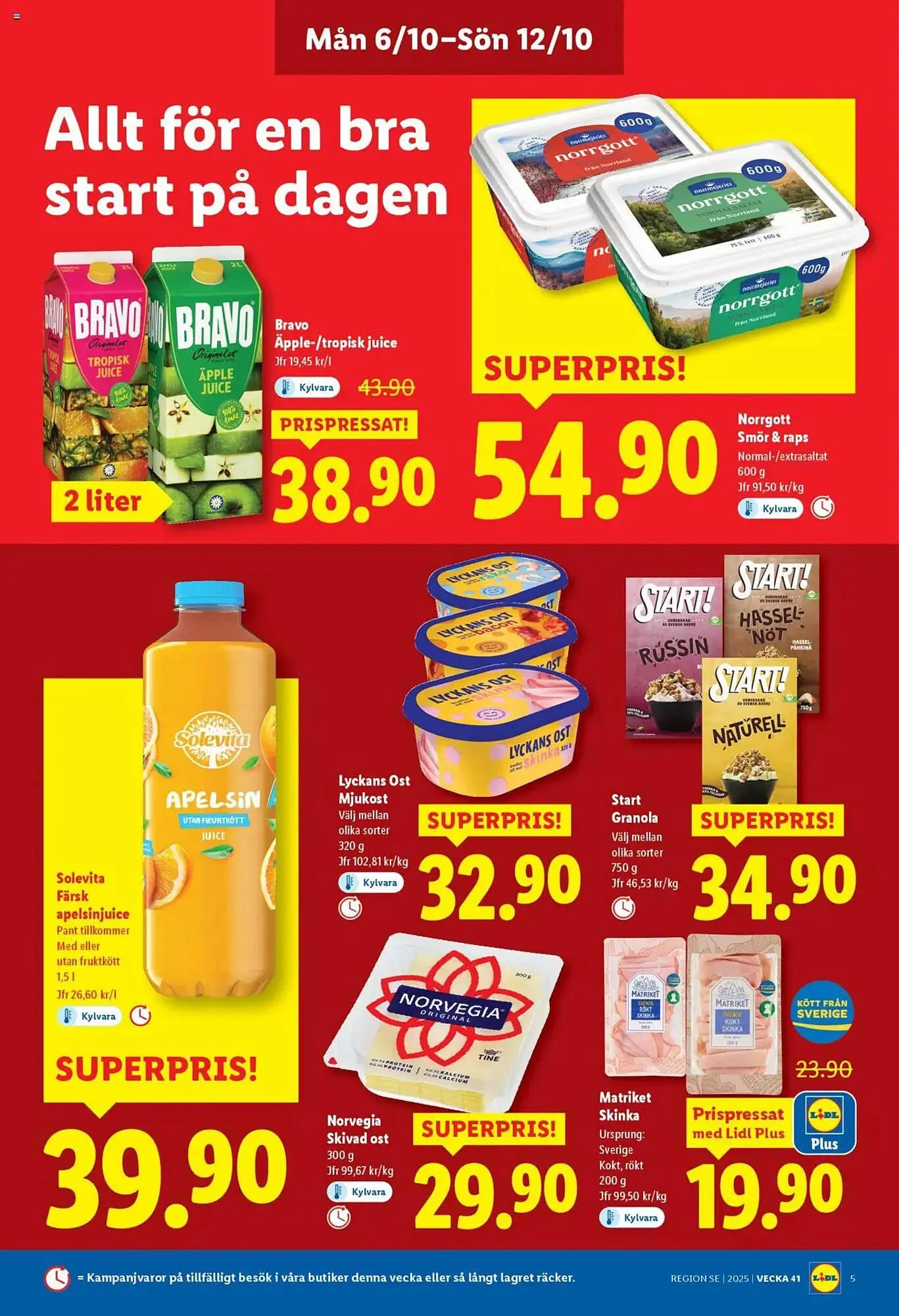 Lidl reklamblad från 6 oktober till 12 oktober 2025 - Reklamblad sidor 5