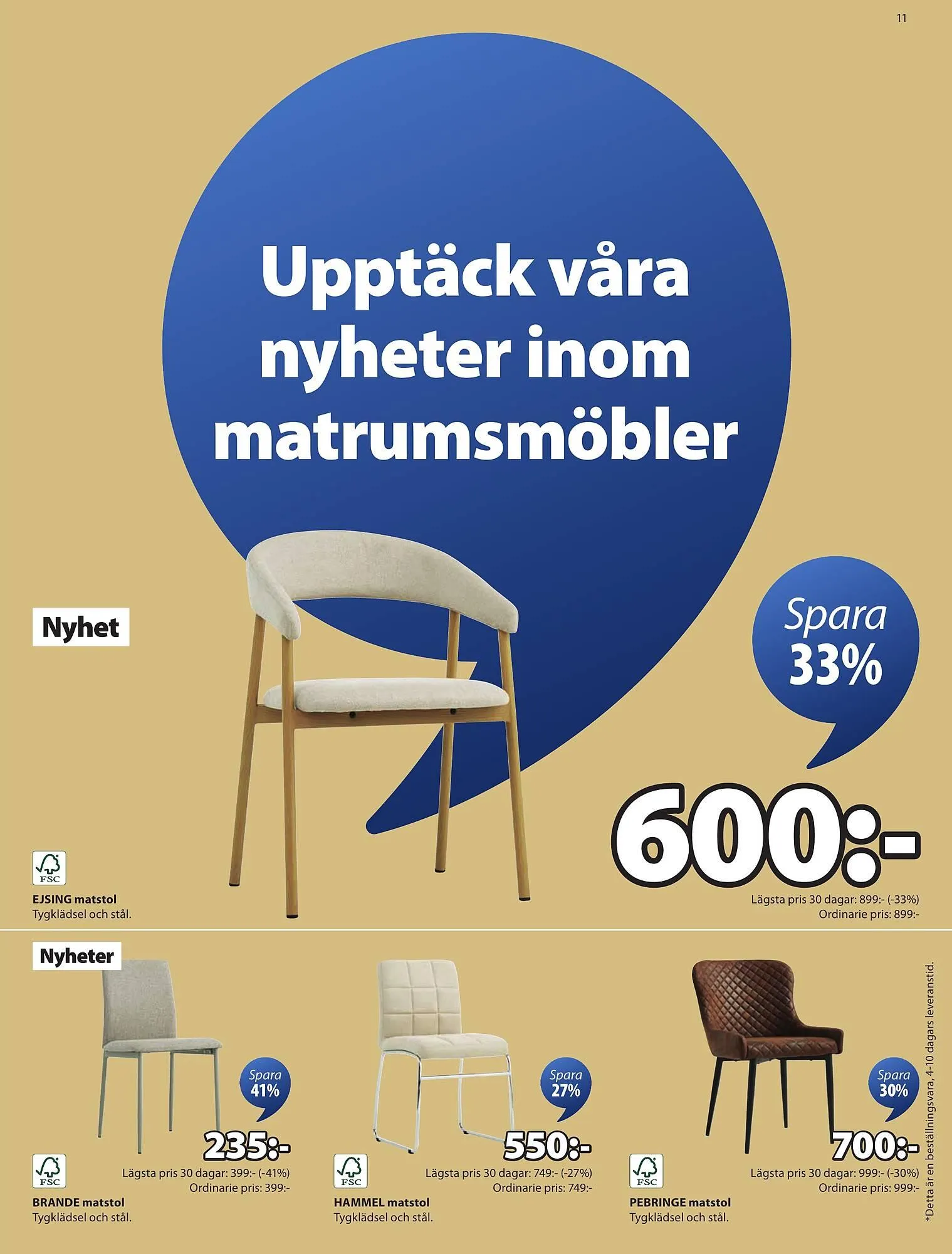 JYSK reklamblad från 25 augusti till 7 september 2025 - Reklamblad sidor 11