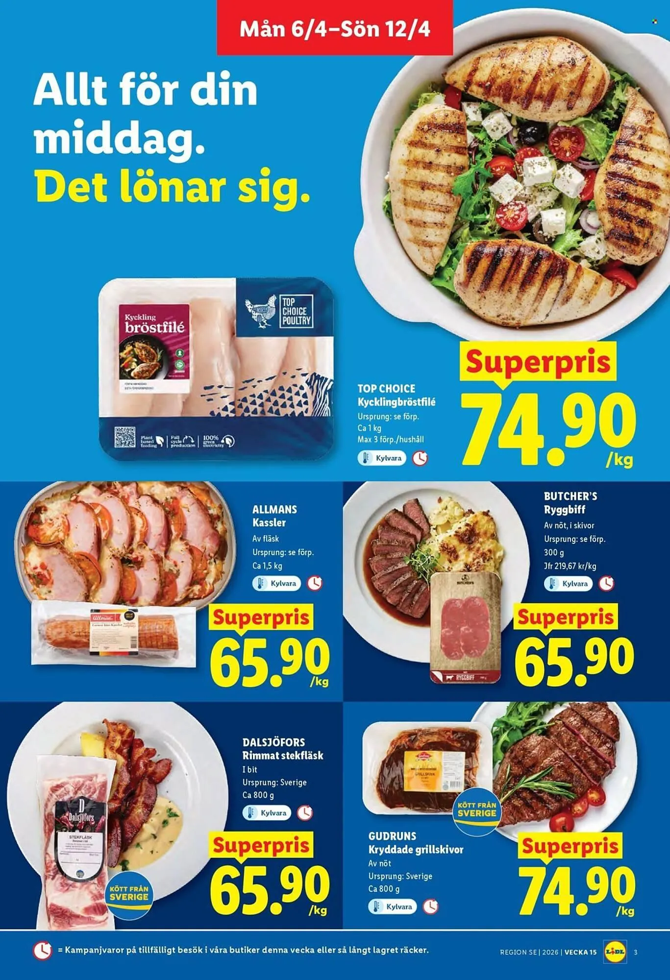 Lidl reklamblad från 6 april till 12 april 2026 - Reklamblad sidor 3