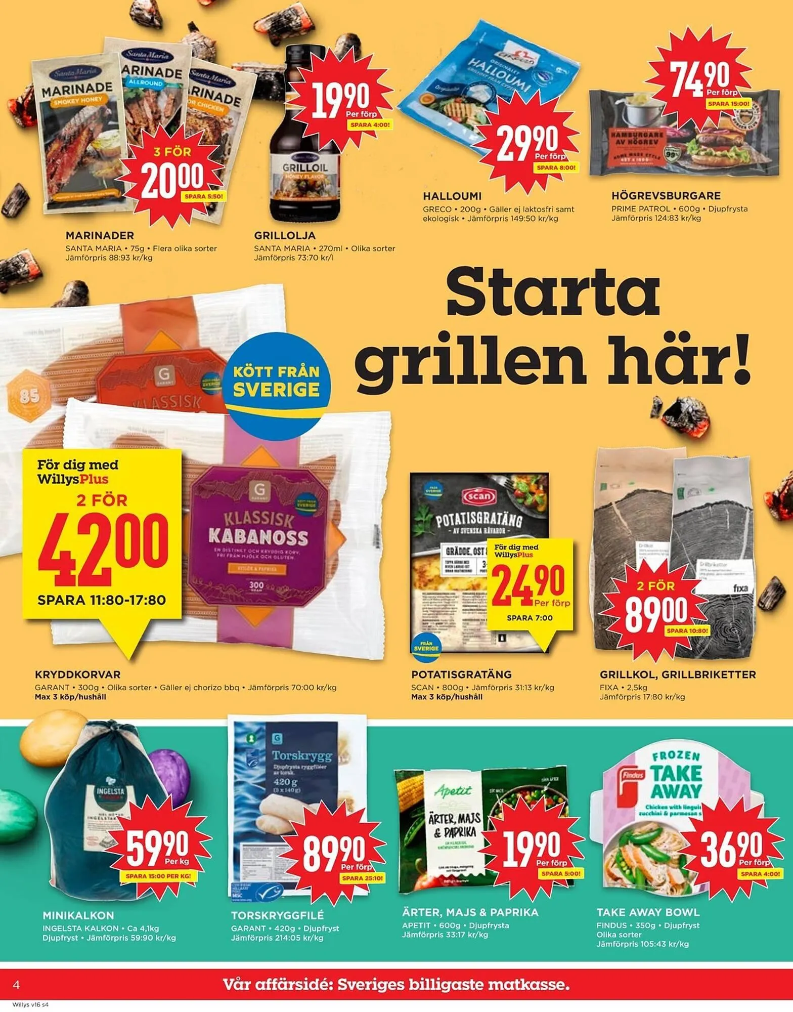 Willys reklamblad från 14 april till 20 april 2025 - Reklamblad sidor 4