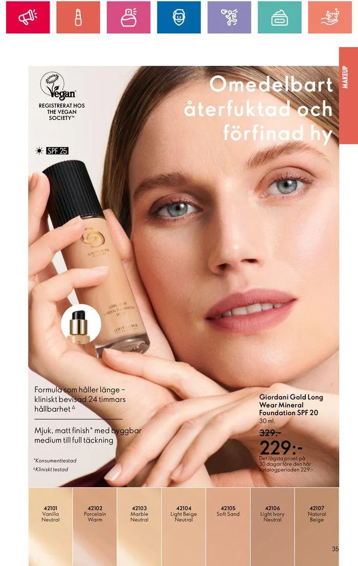 Oriflame reklamblad från 20 juni till 4 juli 2024 - Reklamblad sidor 35