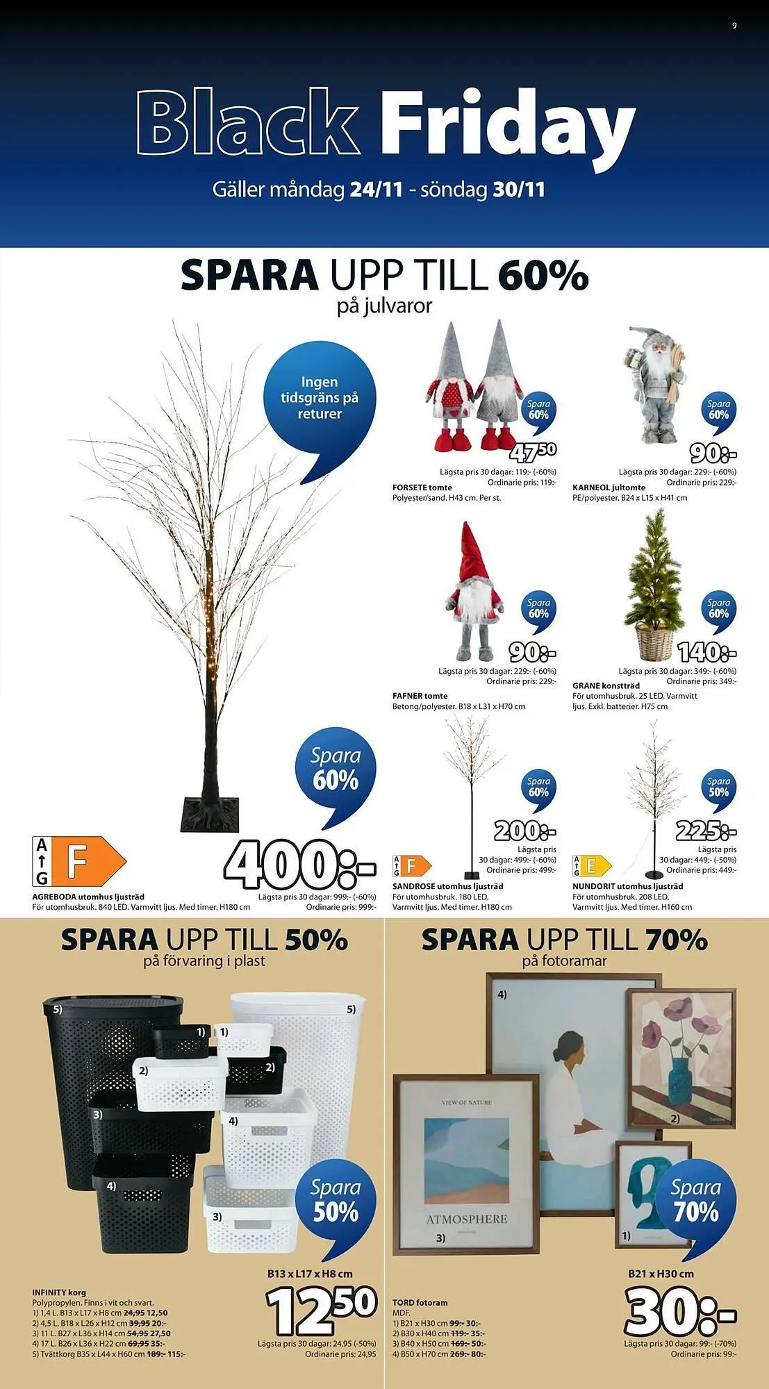 JYSK reklamblad från 24 november till 30 november 2025 - Reklamblad sidor 9