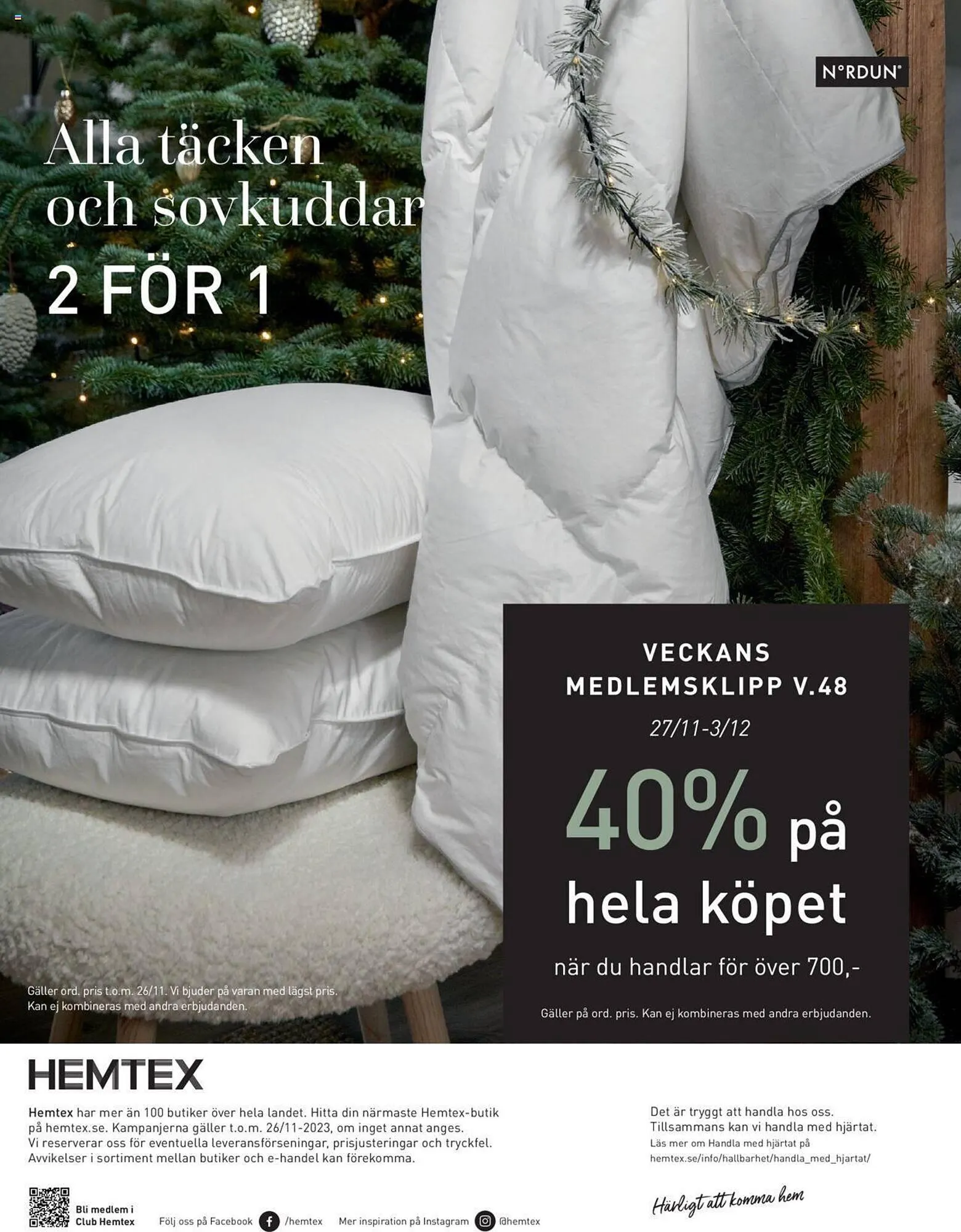 Hemtex reklamblad från 20 november till 26 november 2023 - Reklamblad sidor 12