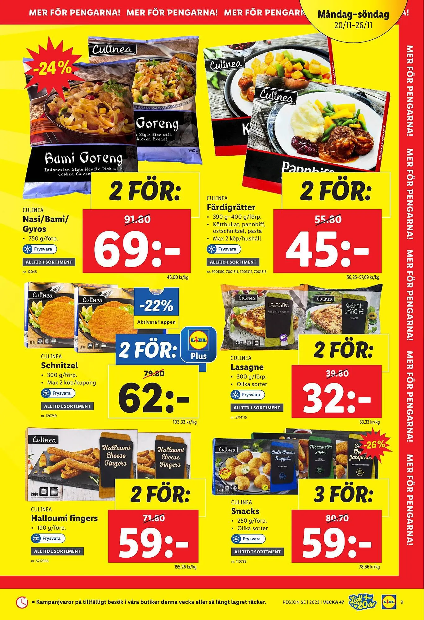 Lidl reklamblad från 20 november till 26 november 2023 - Reklamblad sidor 9