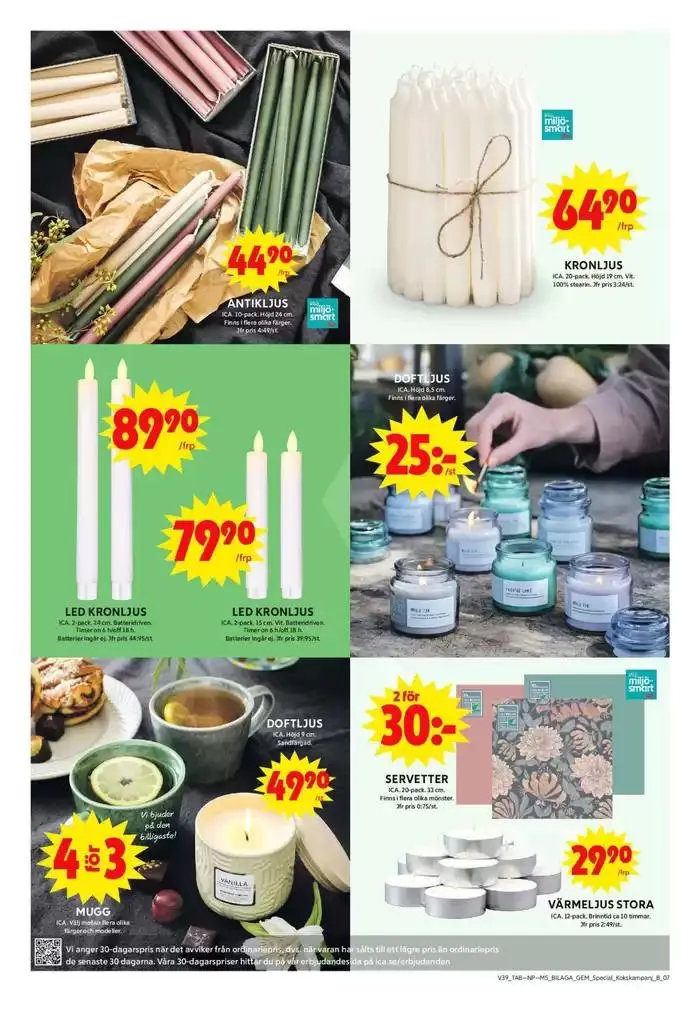 Fantastiska rabatter på utvalda produkter från 23 september till 7 oktober 2024 - Reklamblad sidor 15