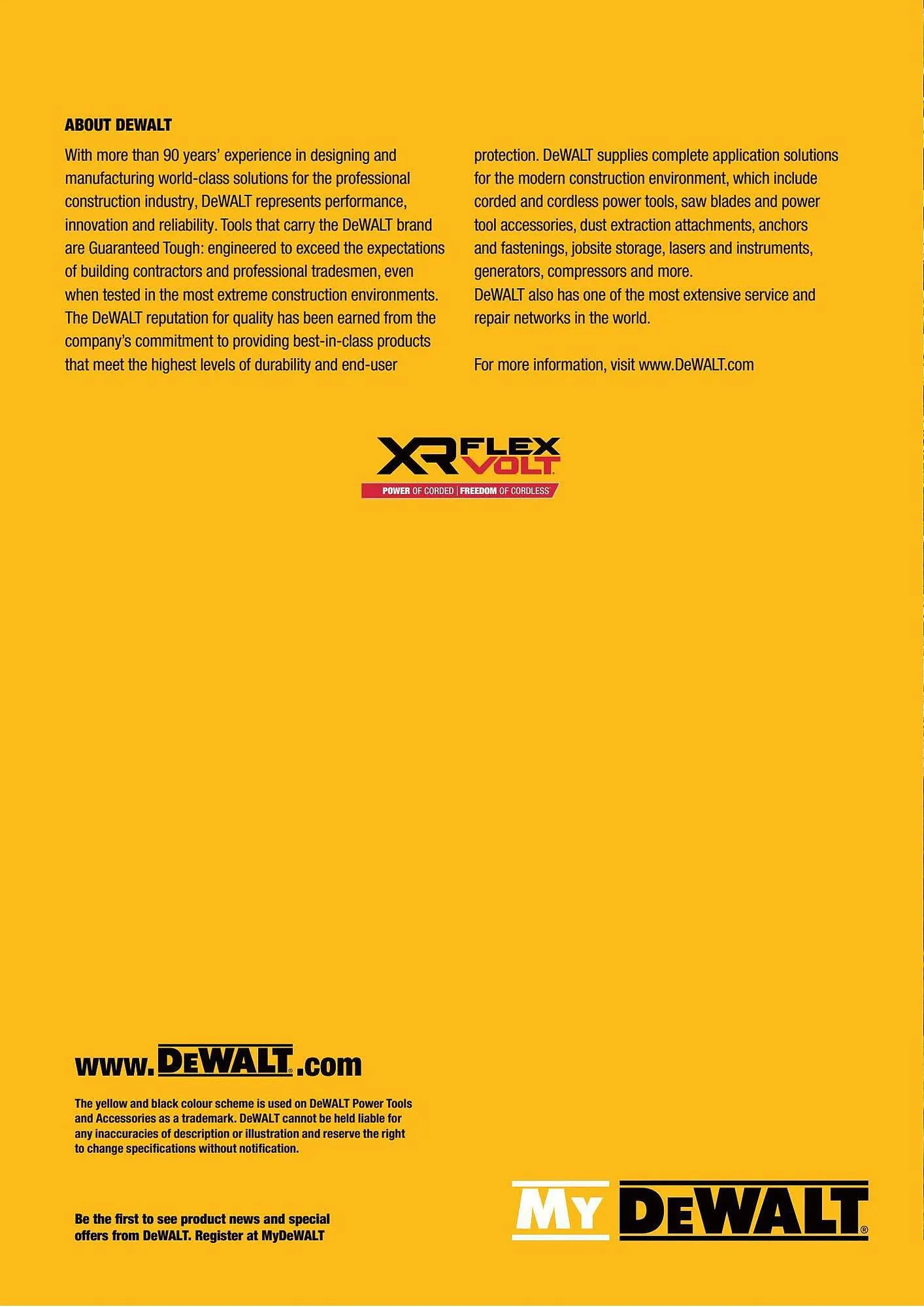 Dewalt reklamblad från 31 augusti till 30 september 2023 - Reklamblad sidor 44