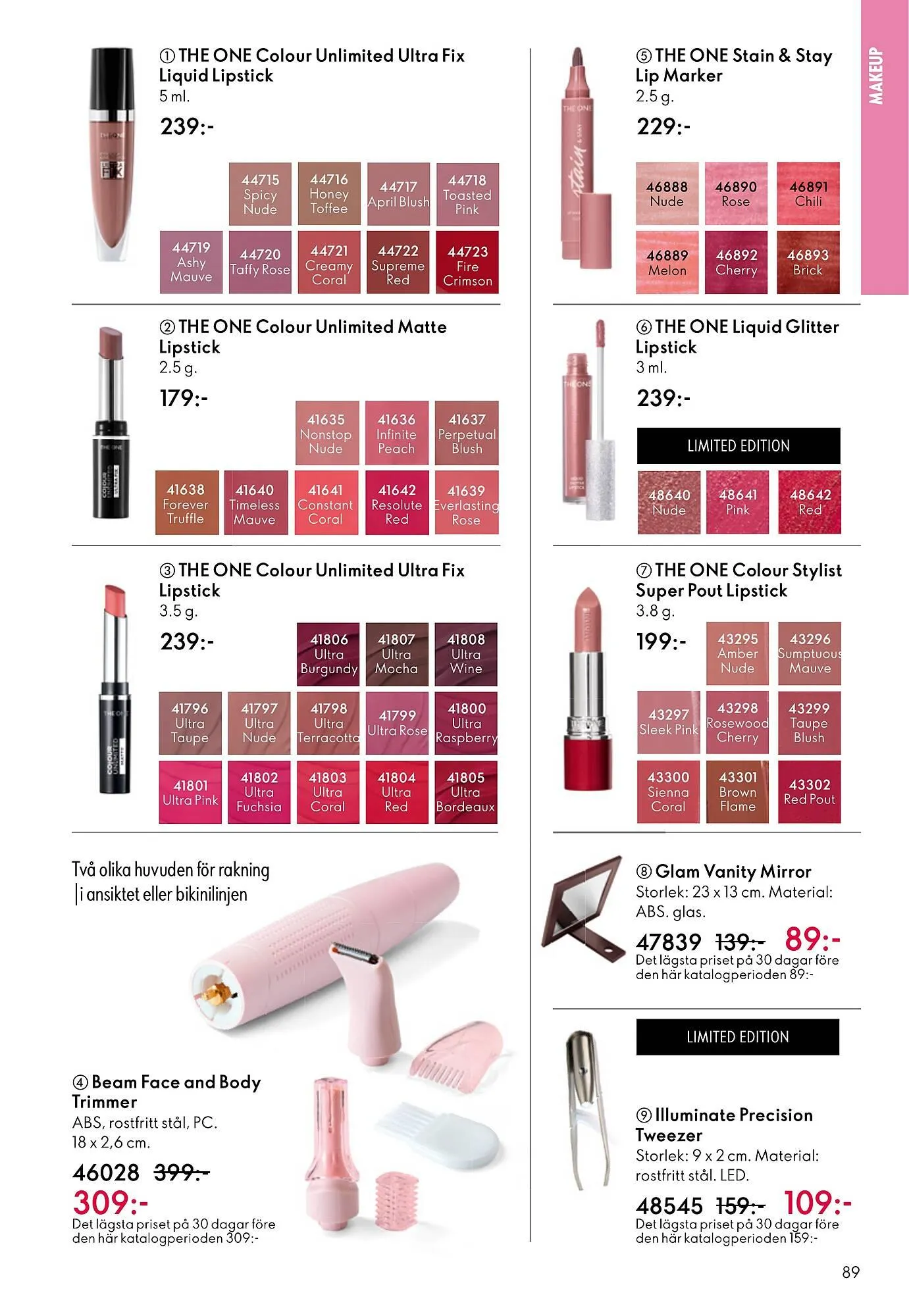Oriflame reklamblad från 13 maj till 2 juni 2026 - Reklamblad sidor 89