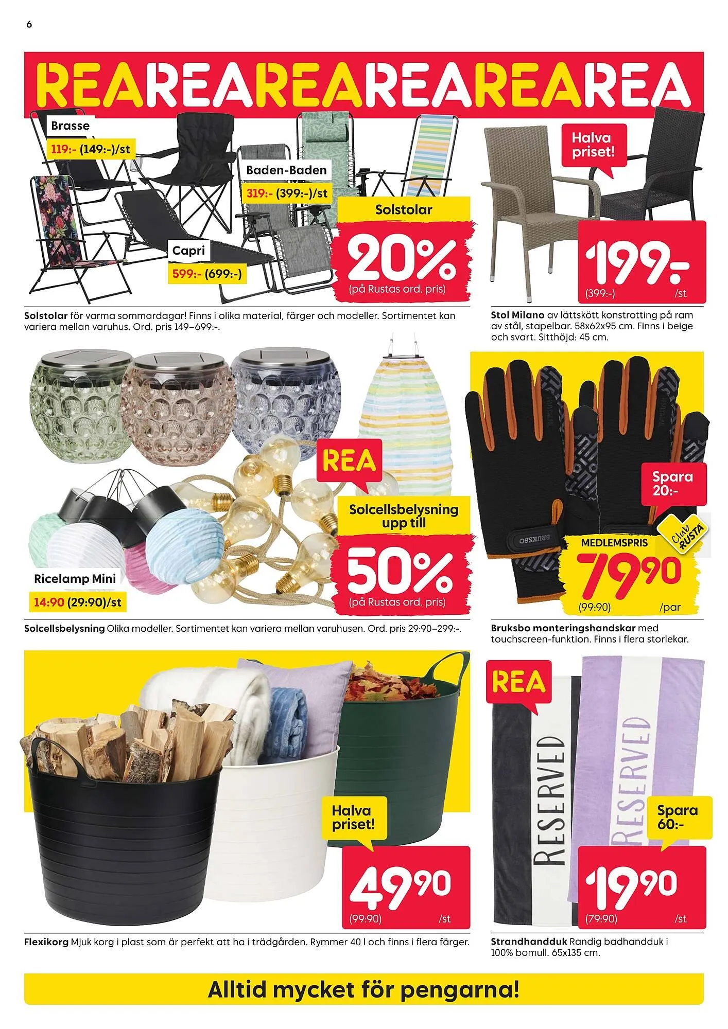 Rusta reklamblad från 4 augusti till 10 augusti 2025 - Reklamblad sidor 6