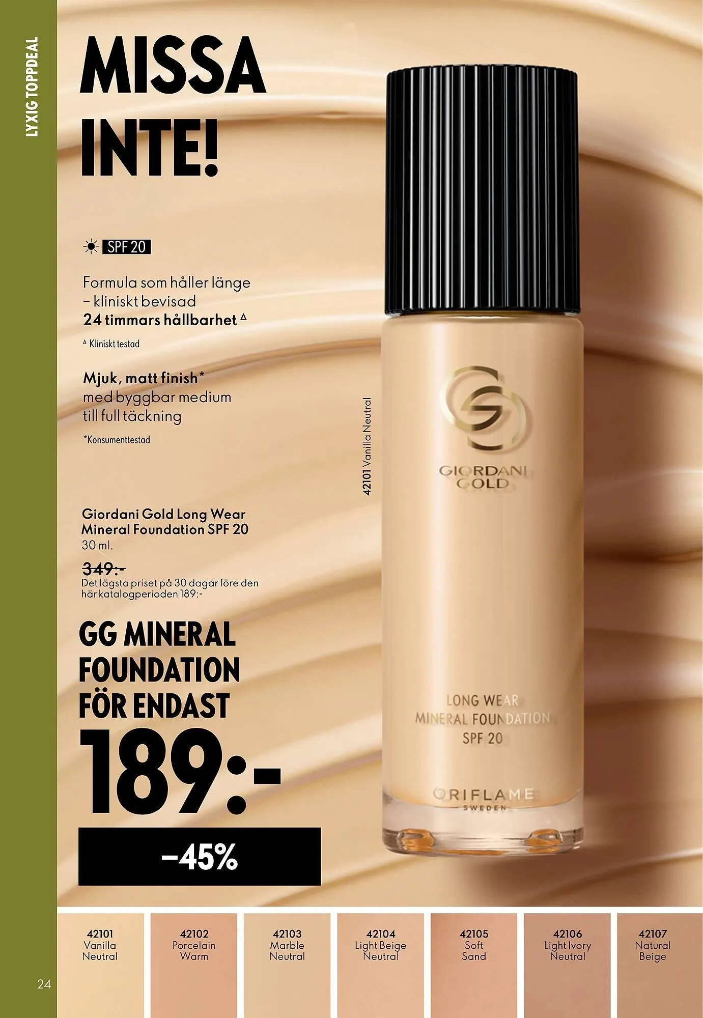 Oriflame reklamblad från 1 april till 30 april 2026 - Reklamblad sidor 24