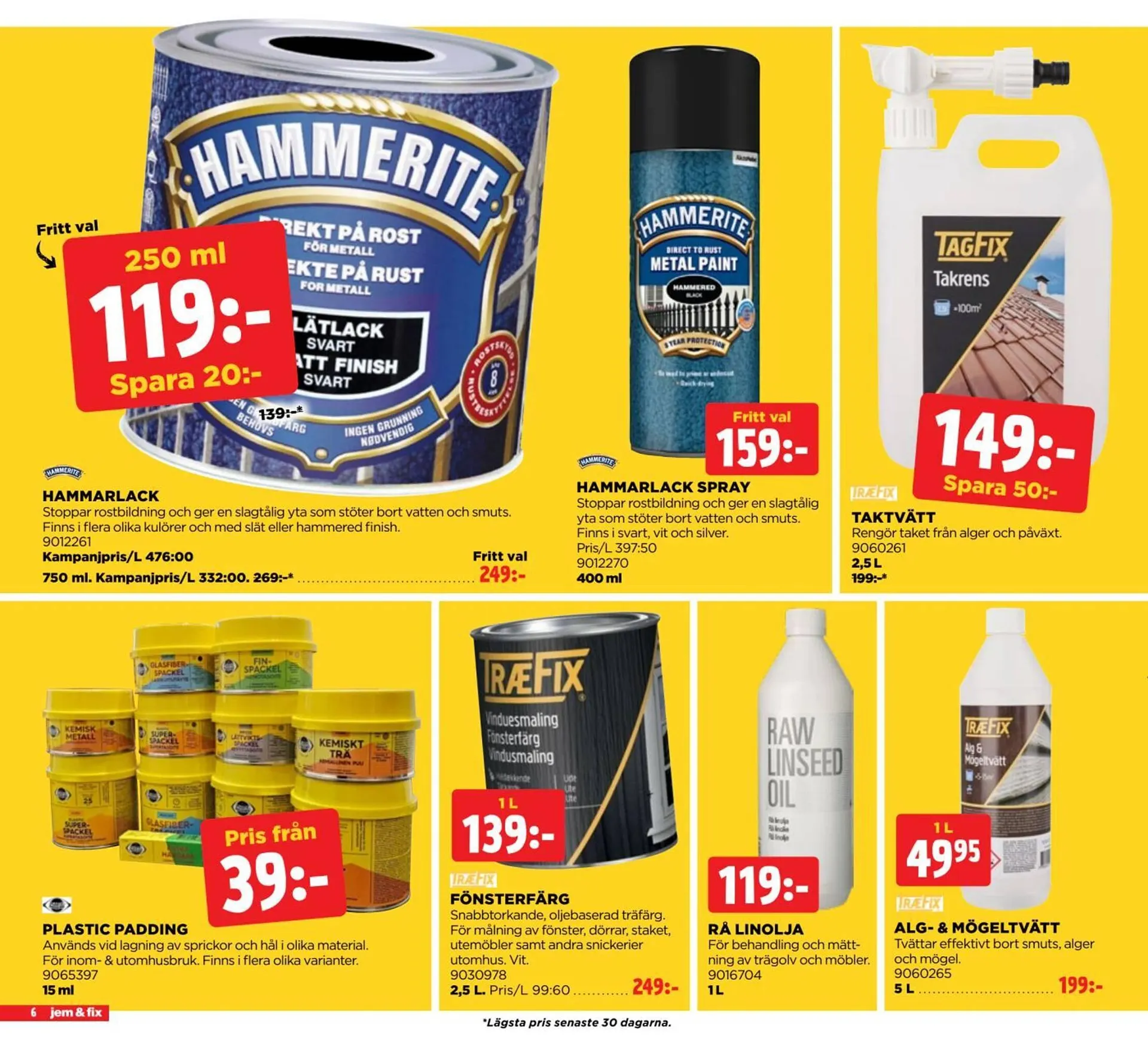 Jem&Fix reklamblad från 25 augusti till 8 september 2025 - Reklamblad sidor 6