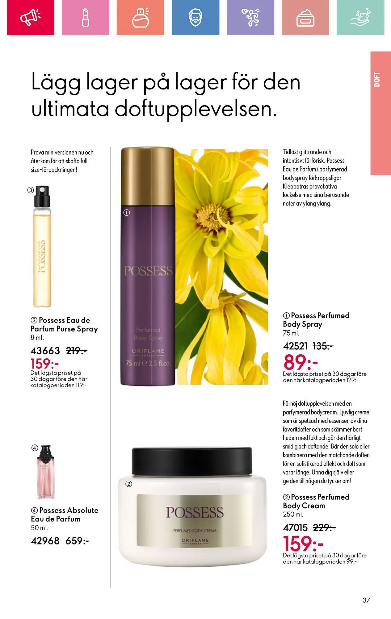Oriflame reklamblad från 20 april till 9 maj 2025 - Reklamblad sidor 37