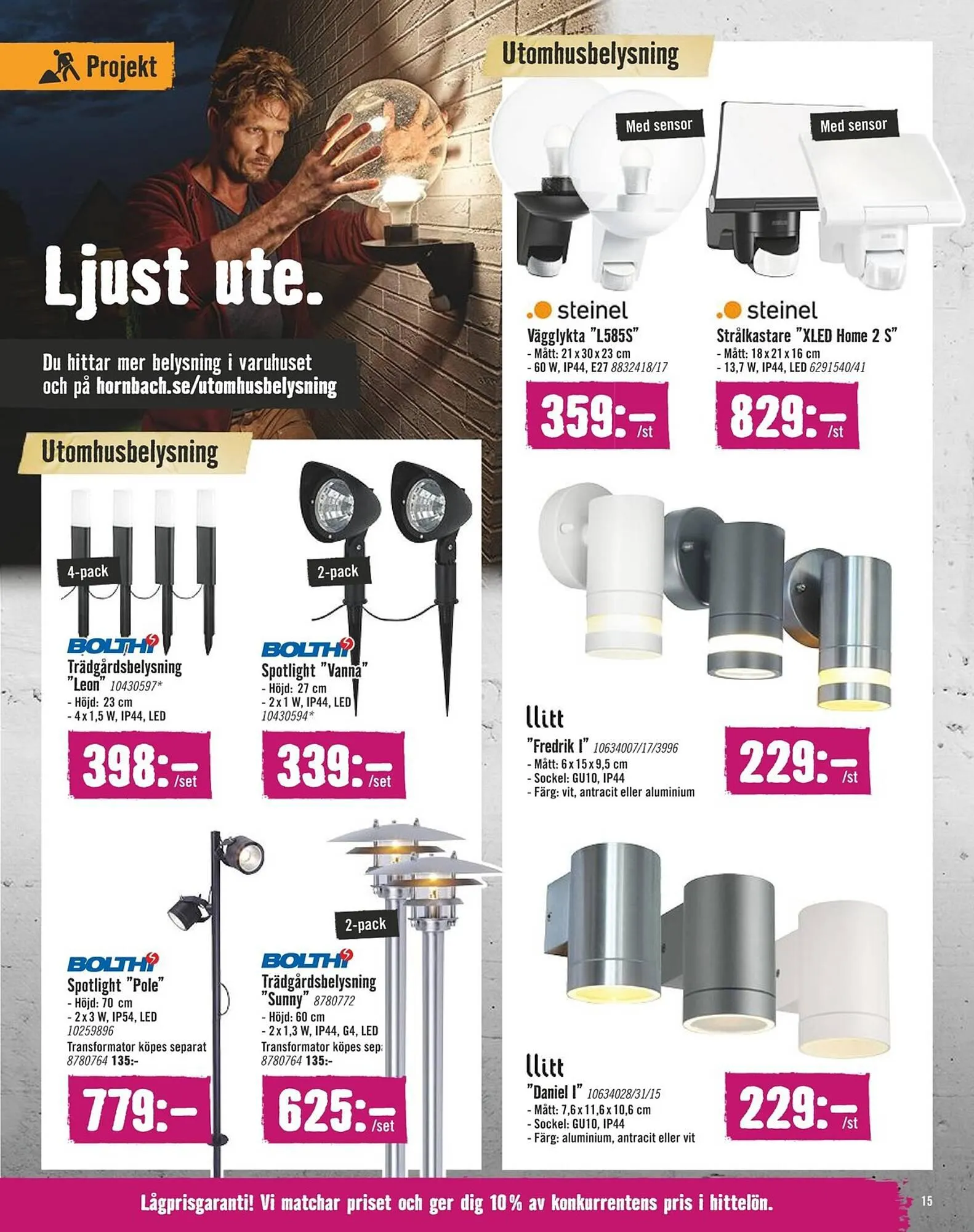Hornbach reklamblad från 27 oktober till 22 november 2023 - Reklamblad sidor 15